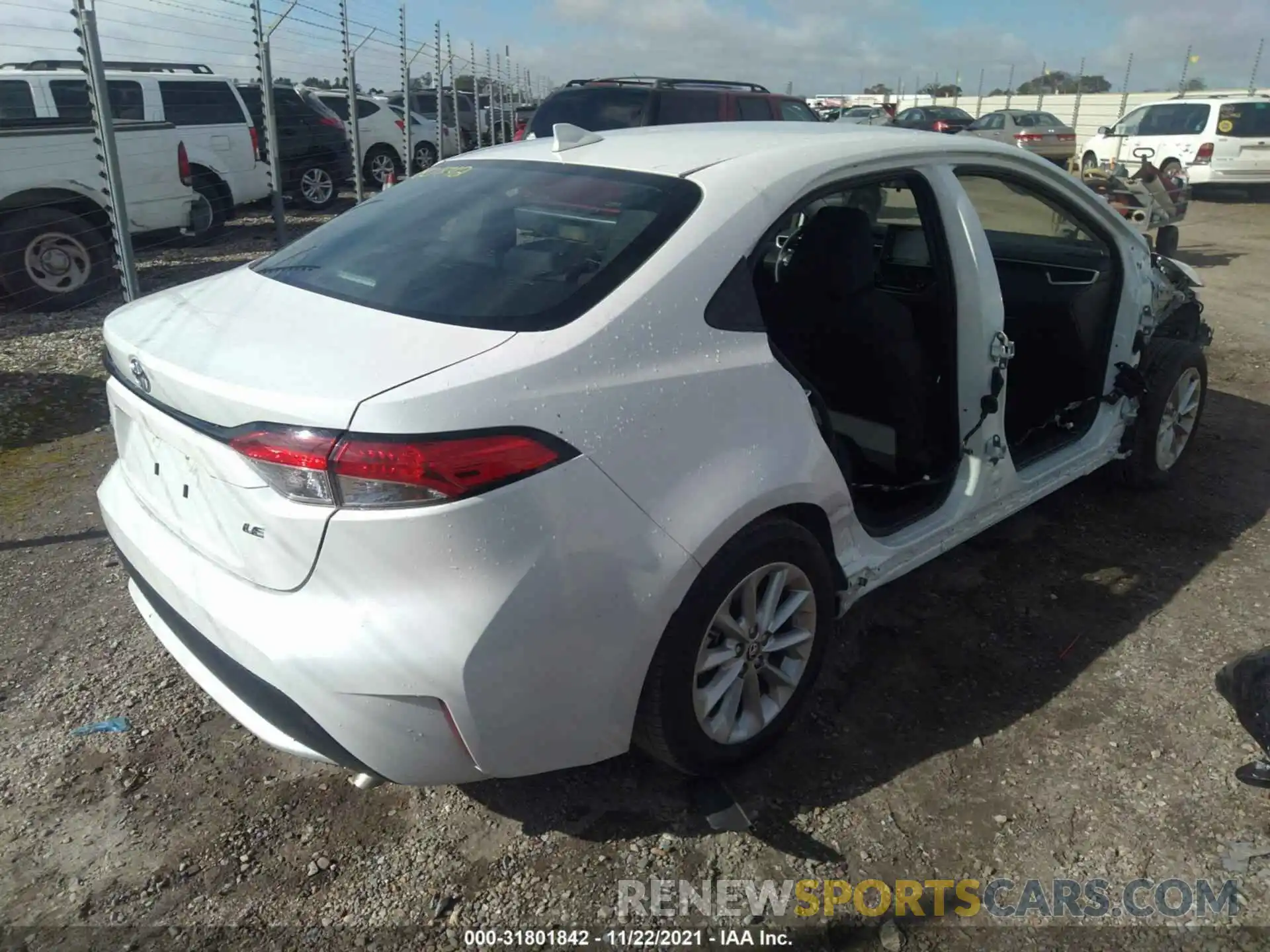 4 Photograph of a damaged car 5YFVPMAE3MP249746 TOYOTA COROLLA 2021