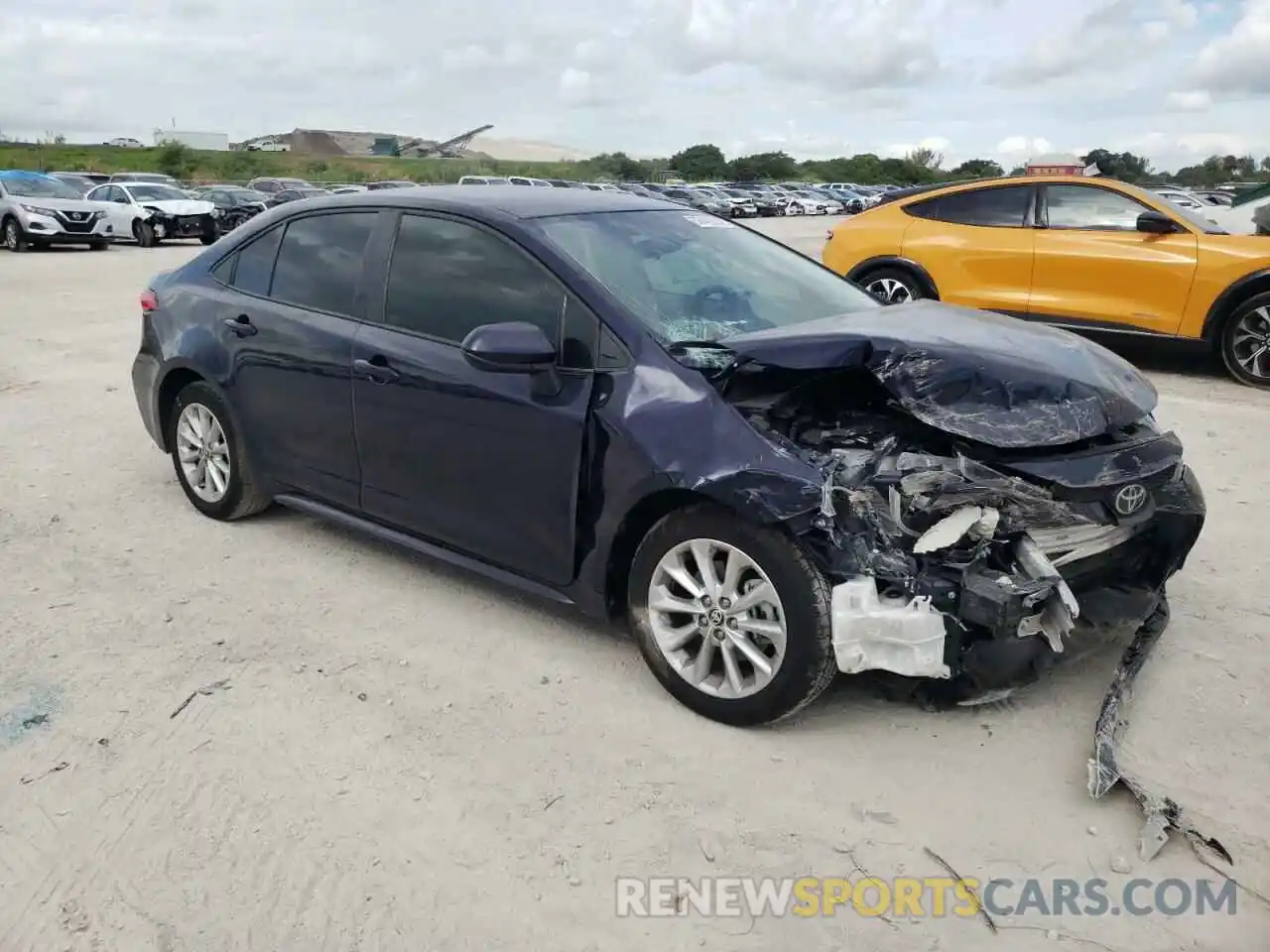 1 Photograph of a damaged car 5YFVPMAE3MP258608 TOYOTA COROLLA 2021