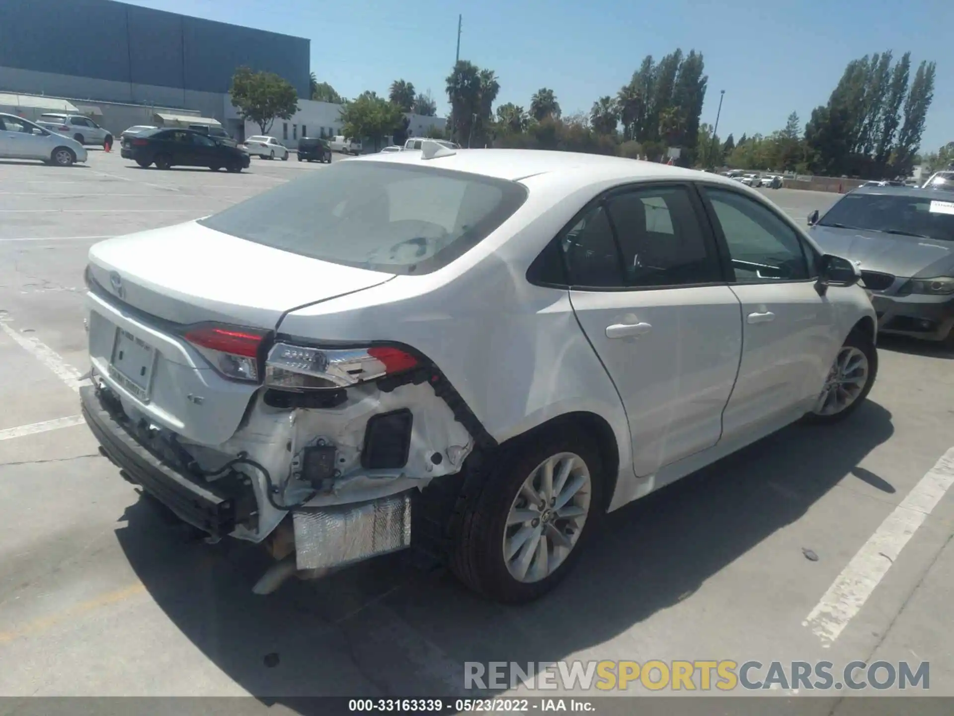 4 Photograph of a damaged car 5YFVPMAE3MP263484 TOYOTA COROLLA 2021