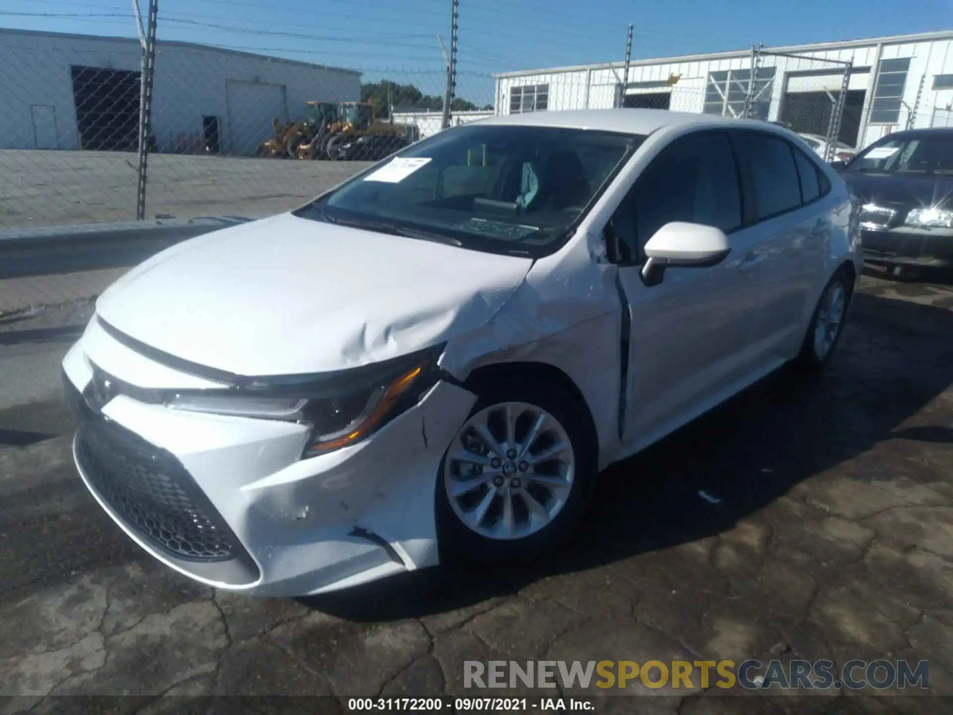 2 Photograph of a damaged car 5YFVPMAE3MP268474 TOYOTA COROLLA 2021