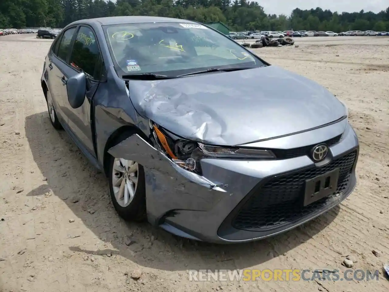 1 Photograph of a damaged car 5YFVPMAE4MP159392 TOYOTA COROLLA 2021