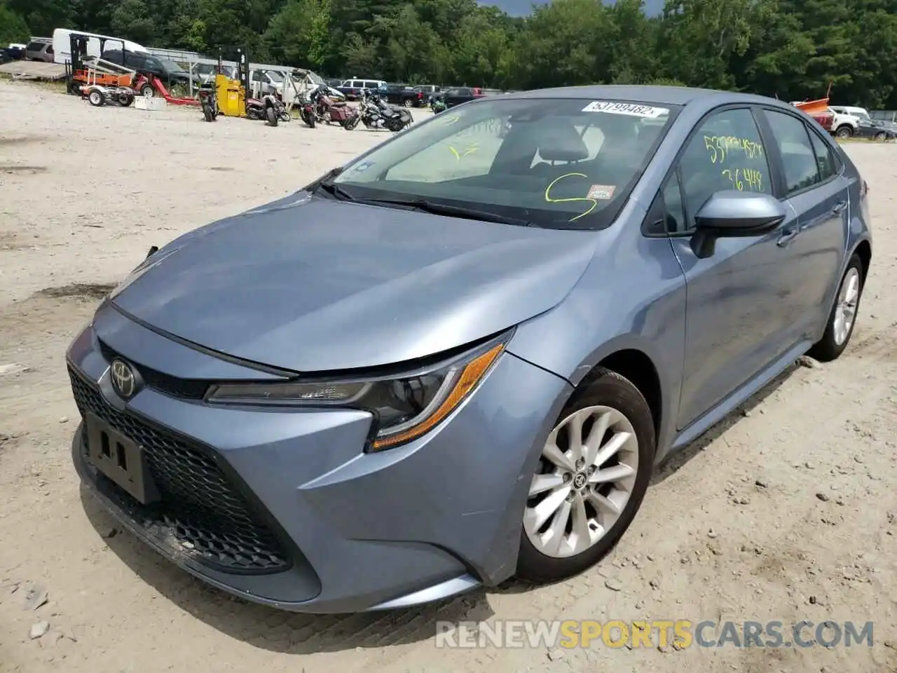 2 Photograph of a damaged car 5YFVPMAE4MP159392 TOYOTA COROLLA 2021