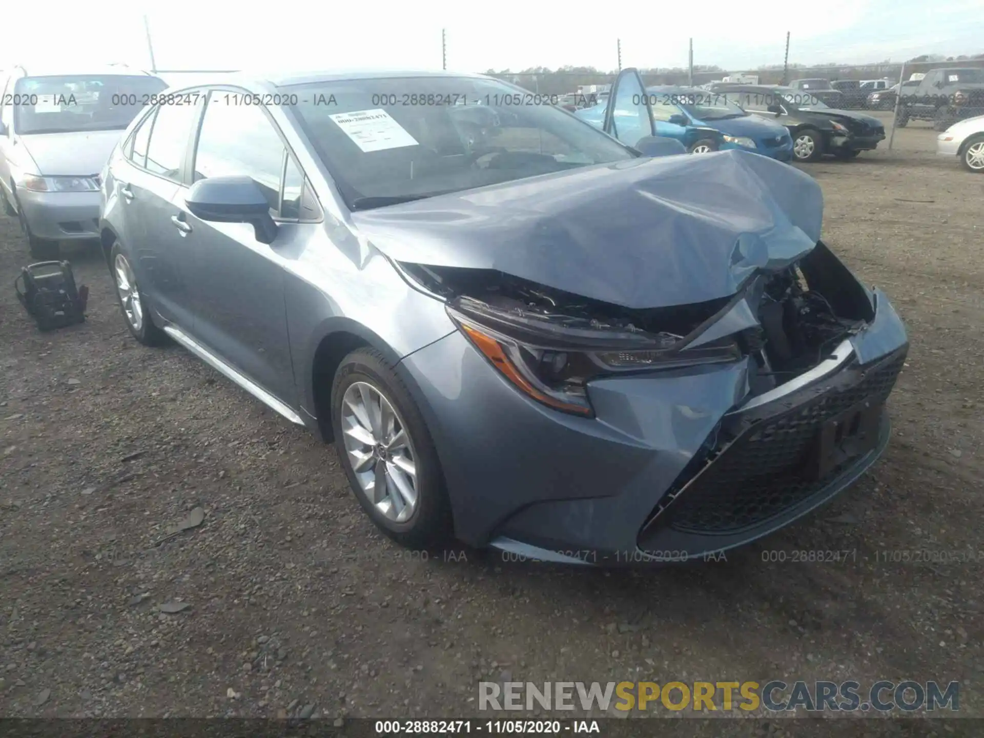 1 Photograph of a damaged car 5YFVPMAE4MP159778 TOYOTA COROLLA 2021