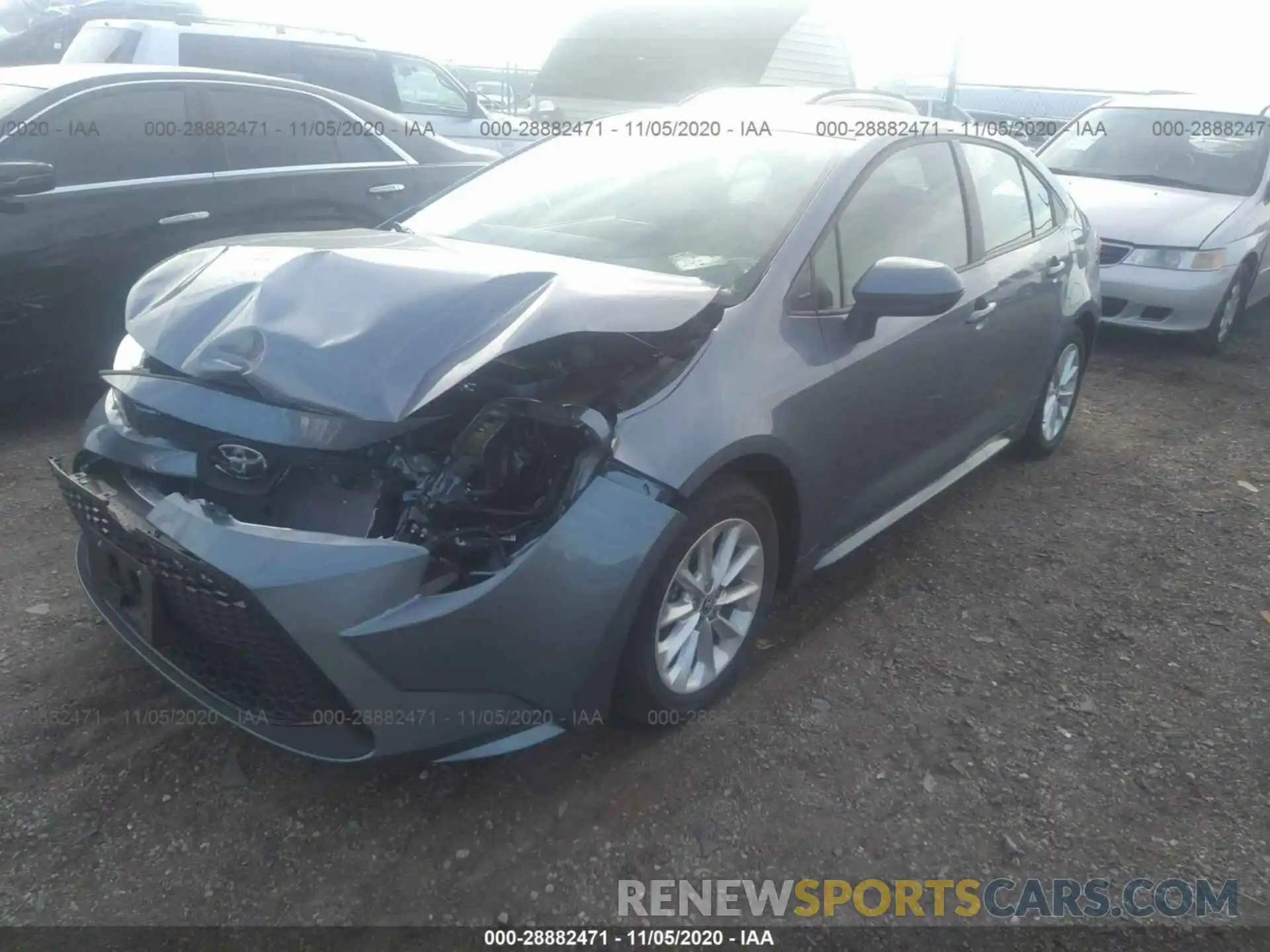 2 Photograph of a damaged car 5YFVPMAE4MP159778 TOYOTA COROLLA 2021