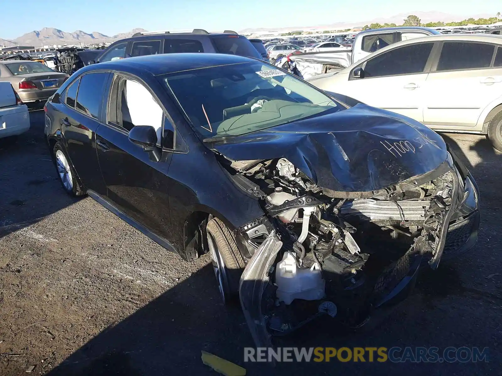 1 Photograph of a damaged car 5YFVPMAE4MP197012 TOYOTA COROLLA 2021