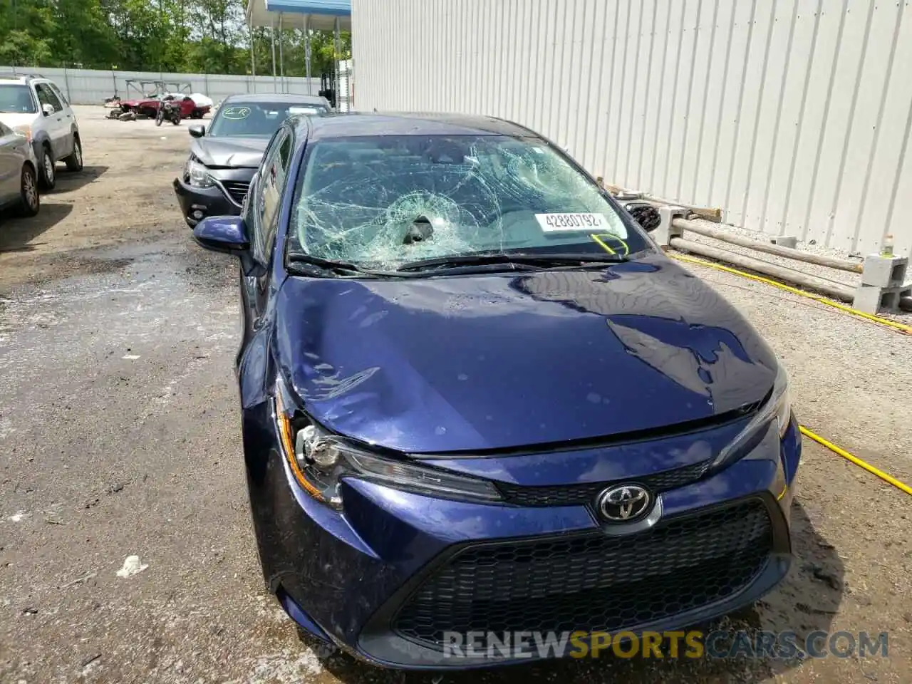 9 Photograph of a damaged car 5YFVPMAE4MP197883 TOYOTA COROLLA 2021