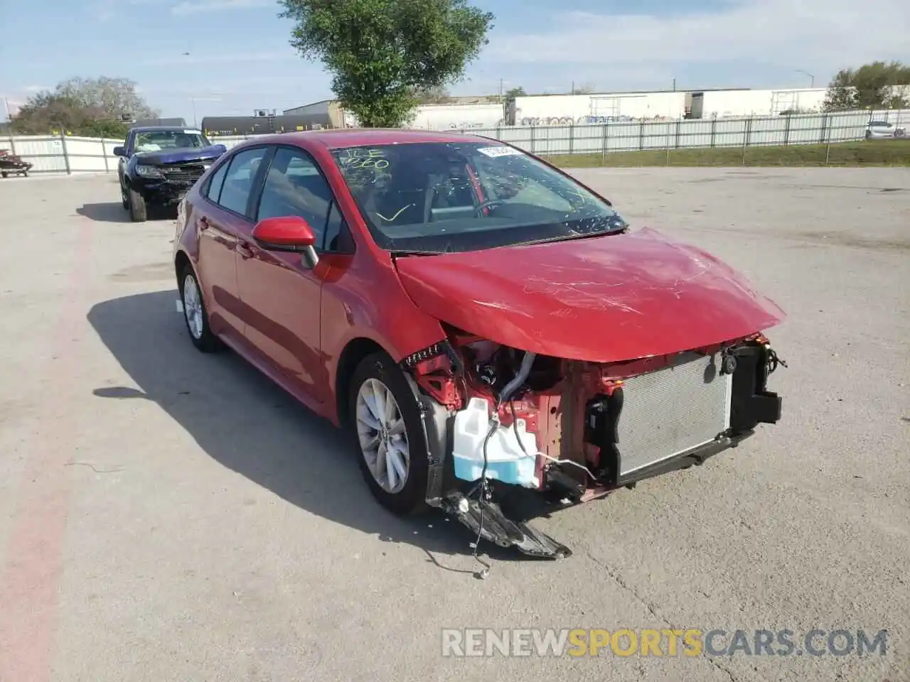 1 Photograph of a damaged car 5YFVPMAE5MP248808 TOYOTA COROLLA 2021