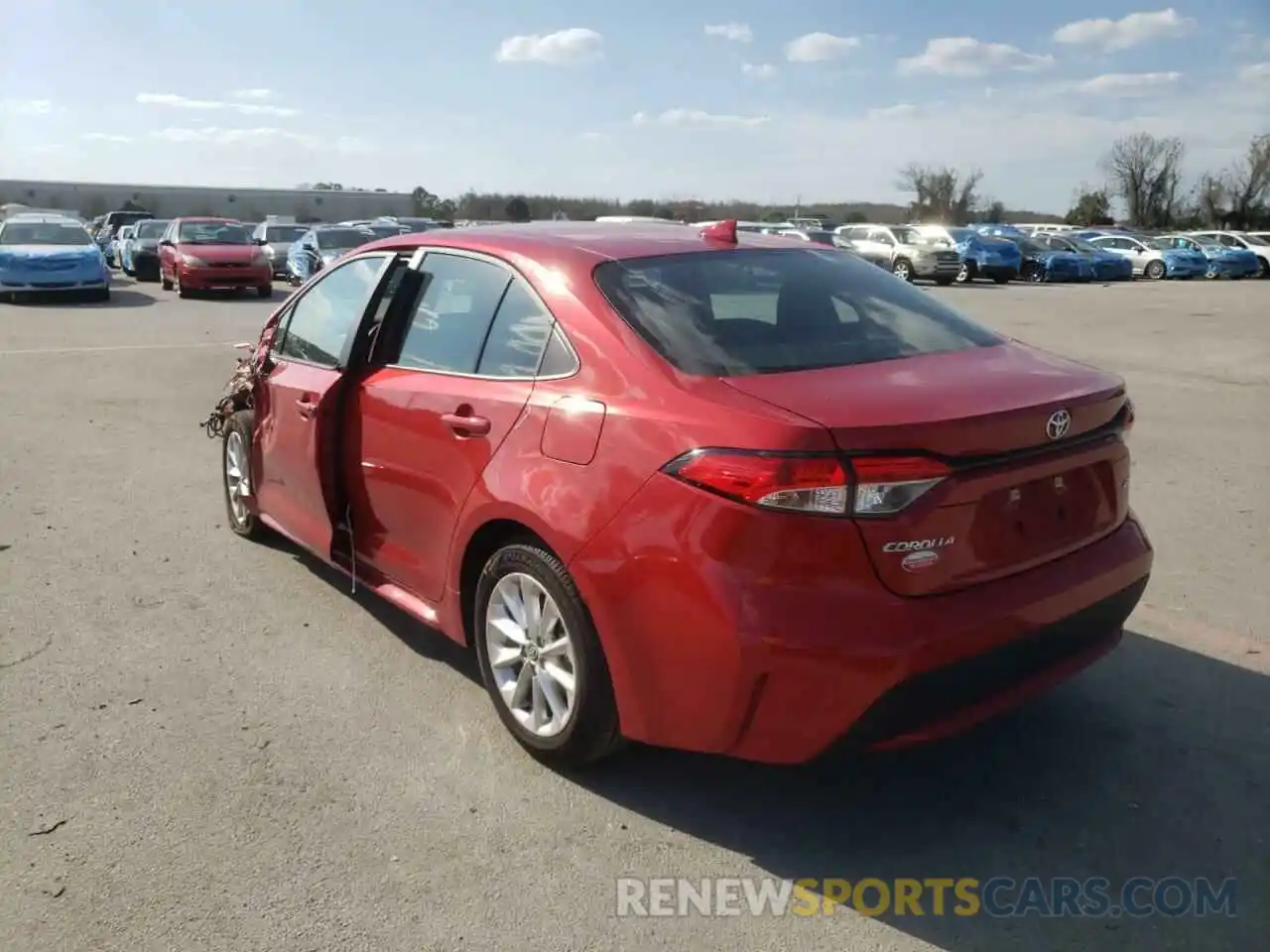 3 Photograph of a damaged car 5YFVPMAE5MP248808 TOYOTA COROLLA 2021