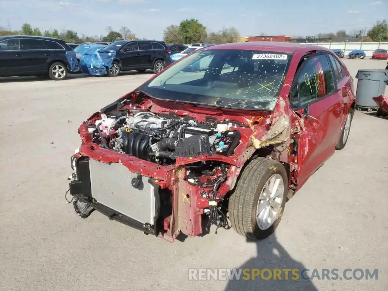 9 Photograph of a damaged car 5YFVPMAE5MP248808 TOYOTA COROLLA 2021