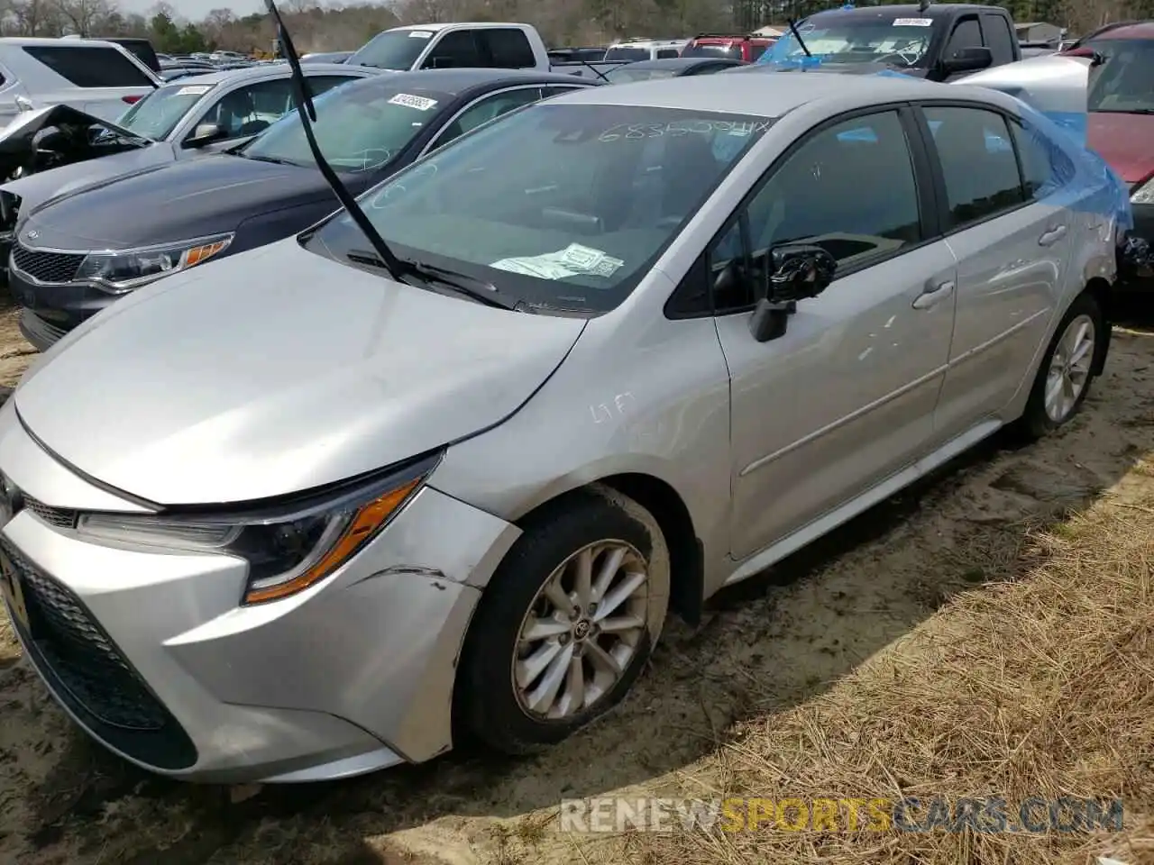 2 Photograph of a damaged car 5YFVPMAE5MP249408 TOYOTA COROLLA 2021