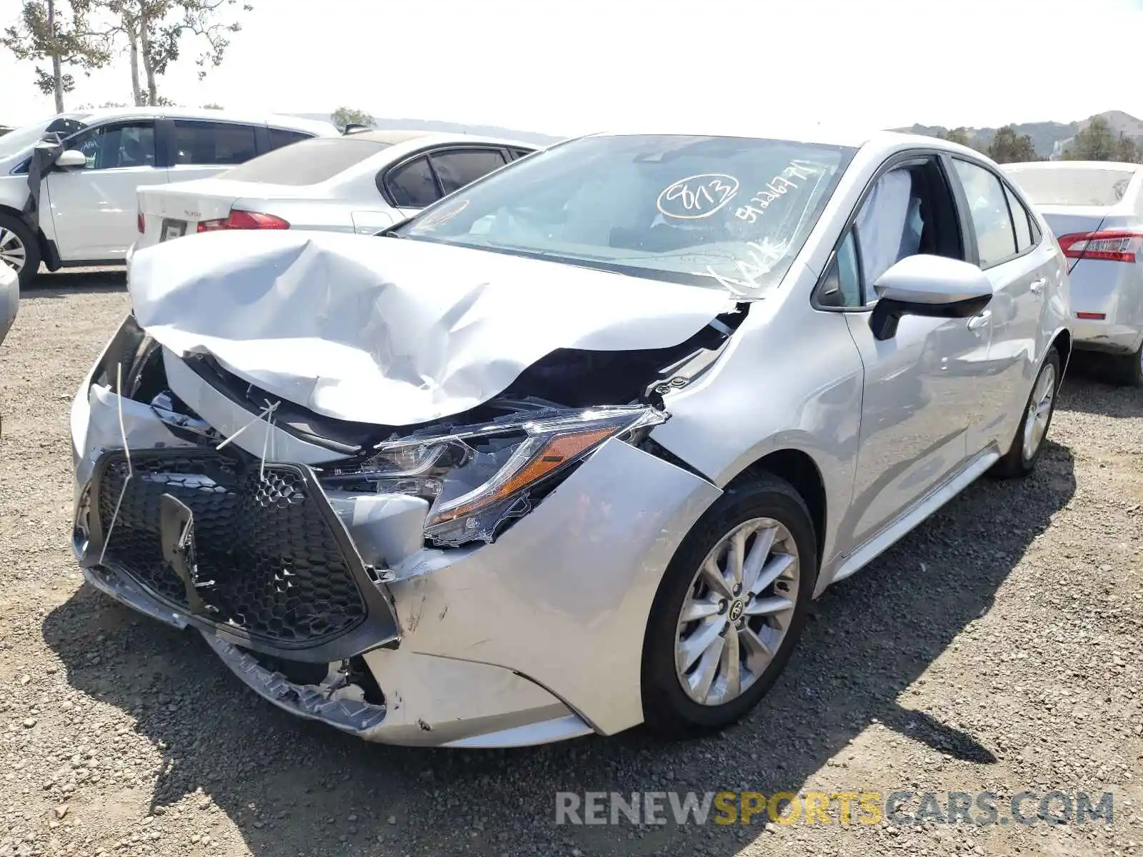 2 Photograph of a damaged car 5YFVPMAE5MP257010 TOYOTA COROLLA 2021