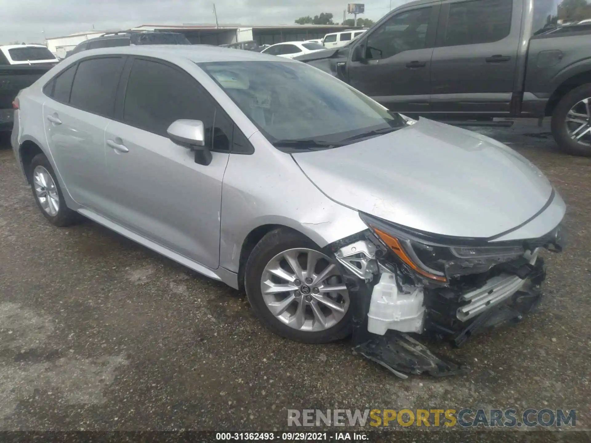 1 Photograph of a damaged car 5YFVPMAE5MP265494 TOYOTA COROLLA 2021