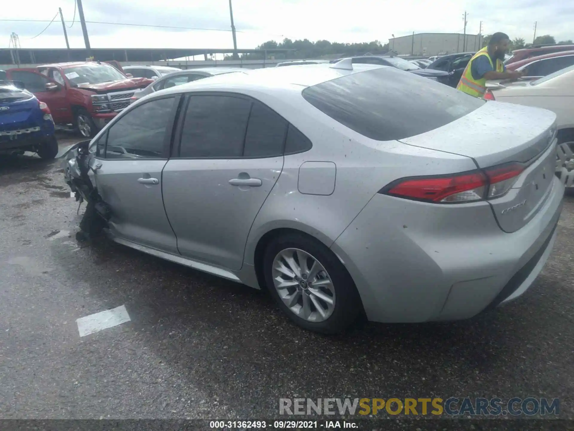 3 Photograph of a damaged car 5YFVPMAE5MP265494 TOYOTA COROLLA 2021