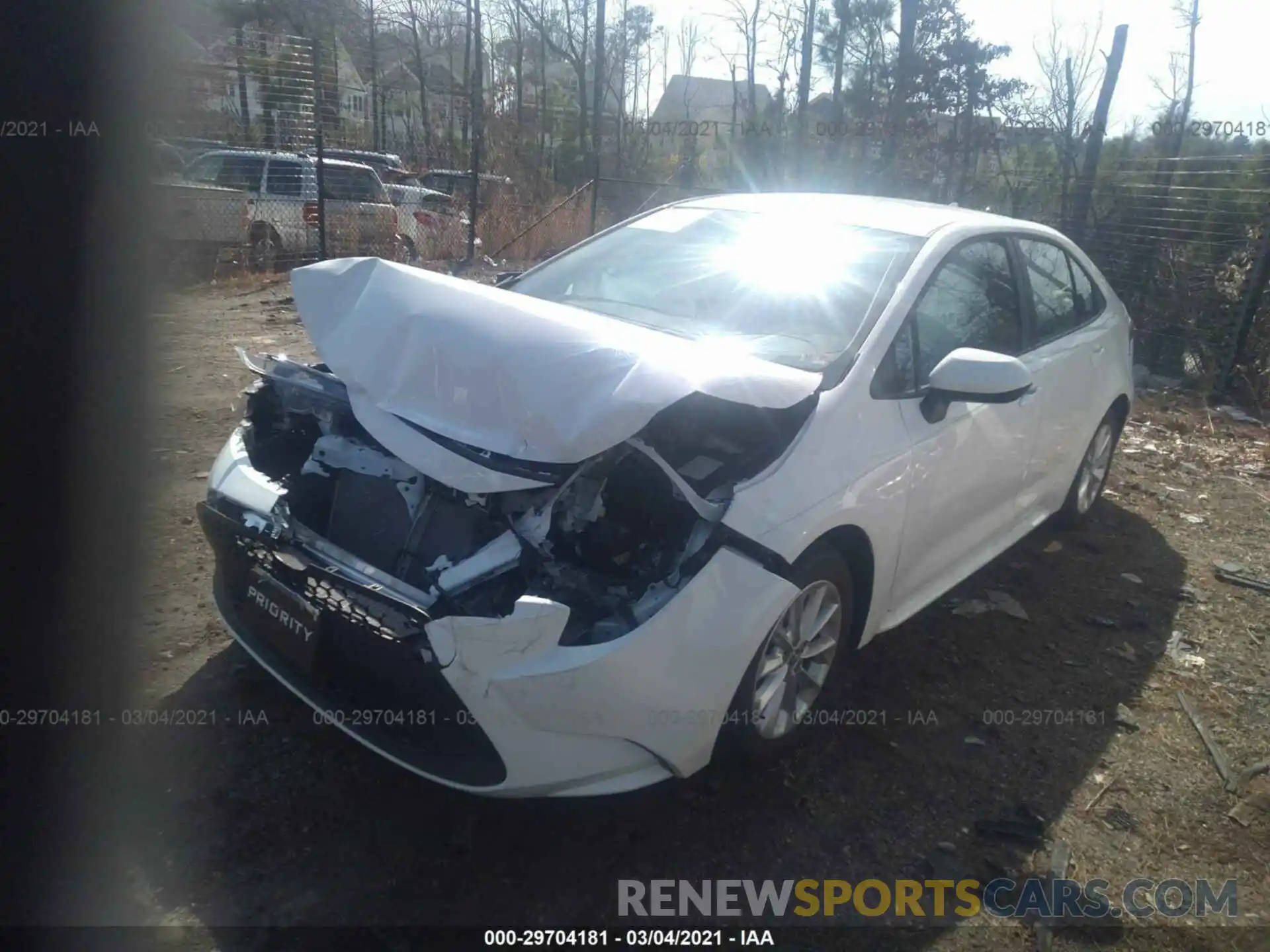 2 Фотография поврежденного автомобиля 5YFVPMAE6MP175965 TOYOTA COROLLA 2021