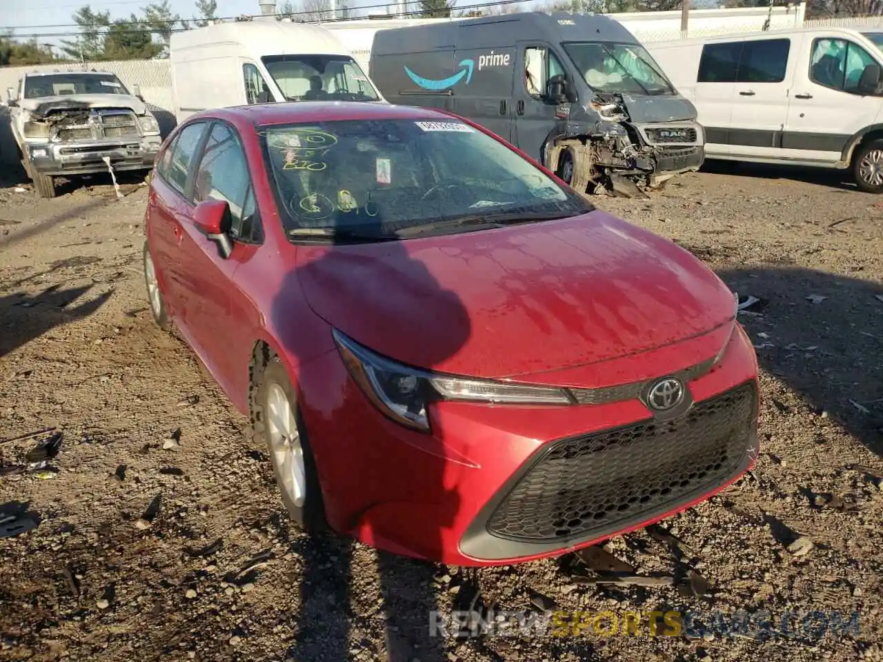 1 Photograph of a damaged car 5YFVPMAE6MP197822 TOYOTA COROLLA 2021