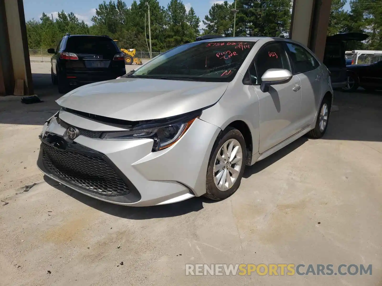 2 Photograph of a damaged car 5YFVPMAE6MP227644 TOYOTA COROLLA 2021