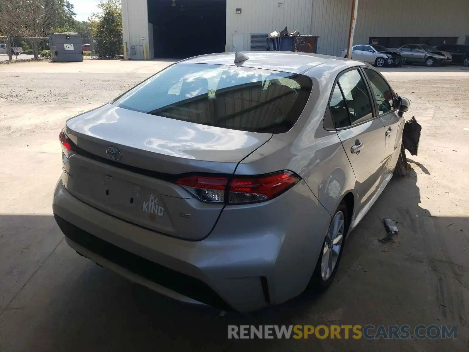 4 Photograph of a damaged car 5YFVPMAE6MP227644 TOYOTA COROLLA 2021