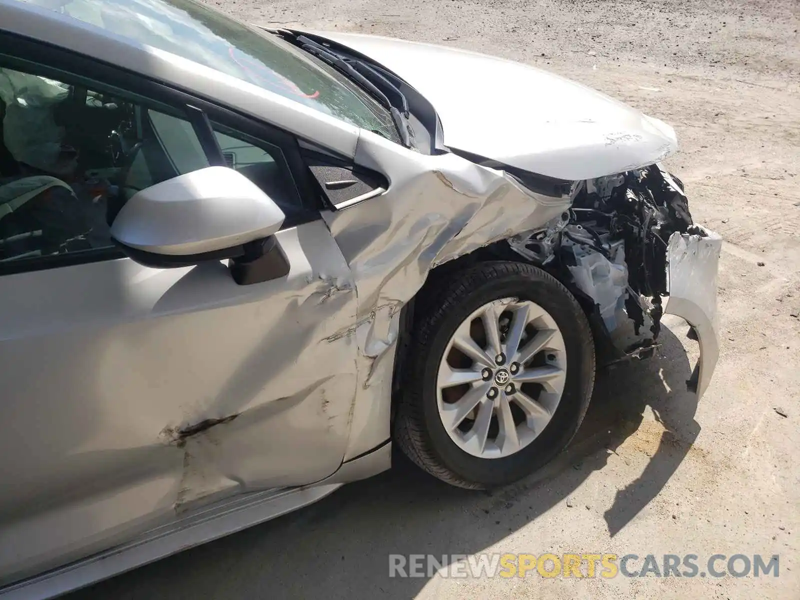 9 Photograph of a damaged car 5YFVPMAE6MP227644 TOYOTA COROLLA 2021