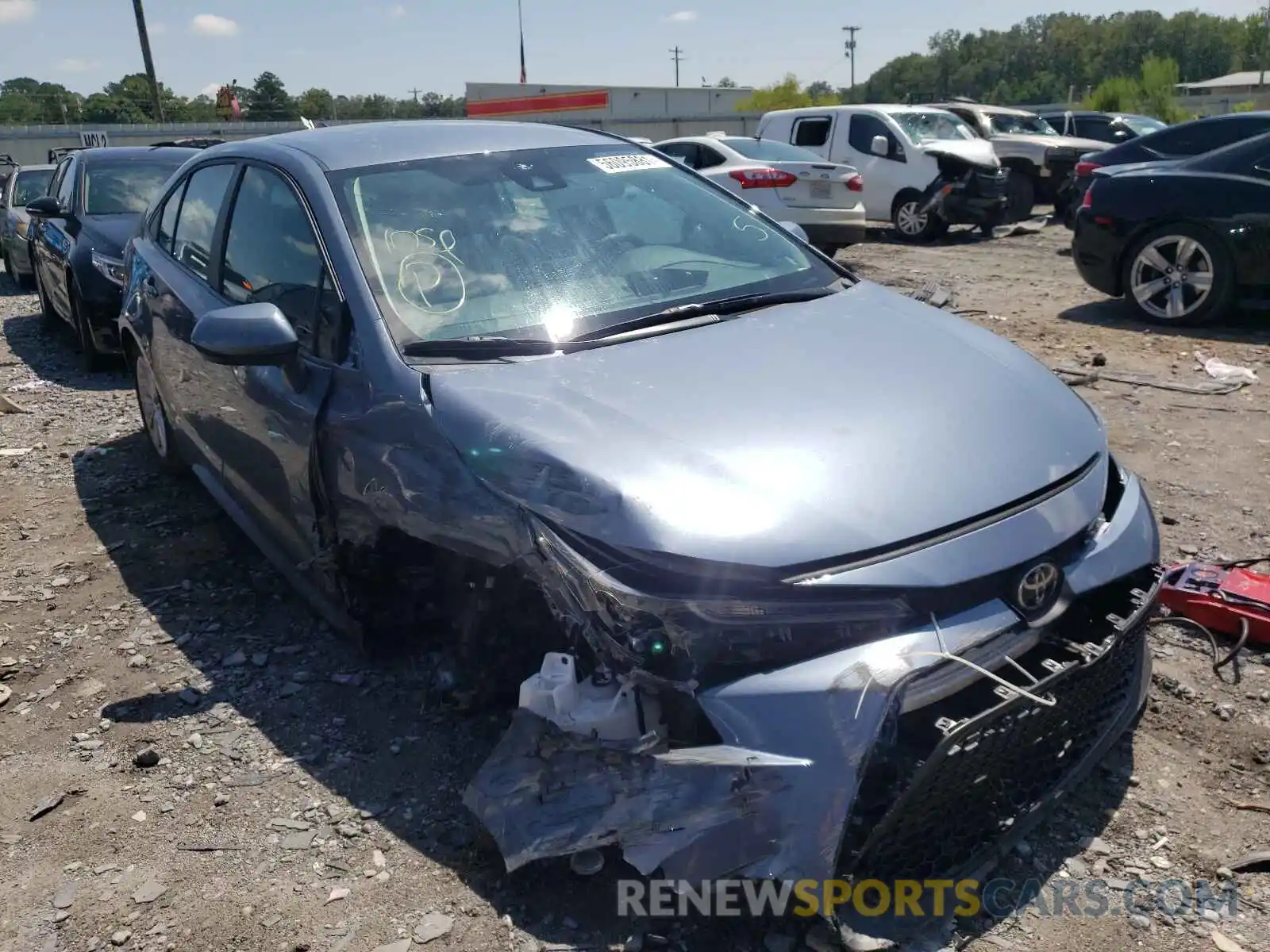 1 Photograph of a damaged car 5YFVPMAE7MP179104 TOYOTA COROLLA 2021