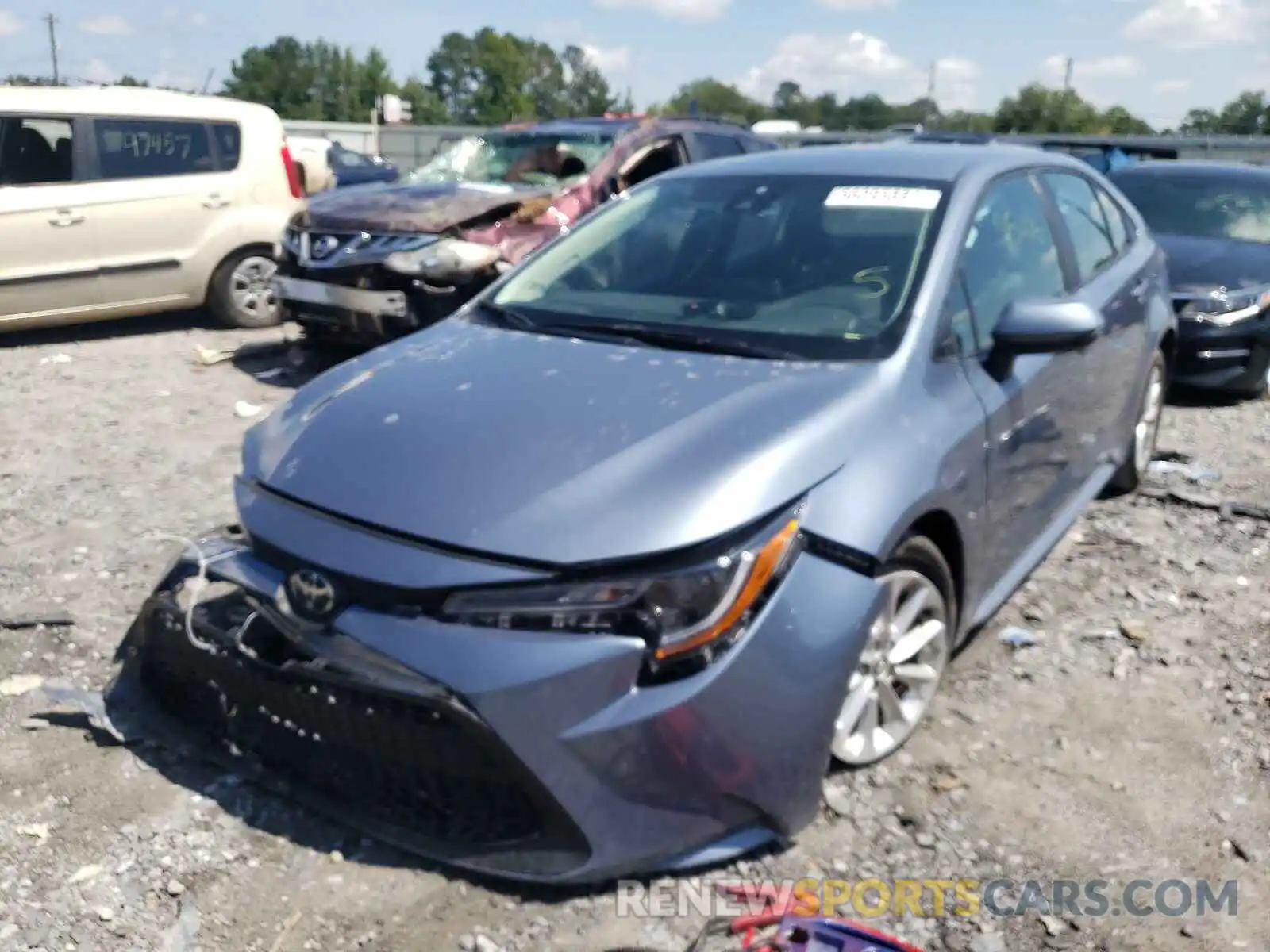 2 Photograph of a damaged car 5YFVPMAE7MP179104 TOYOTA COROLLA 2021