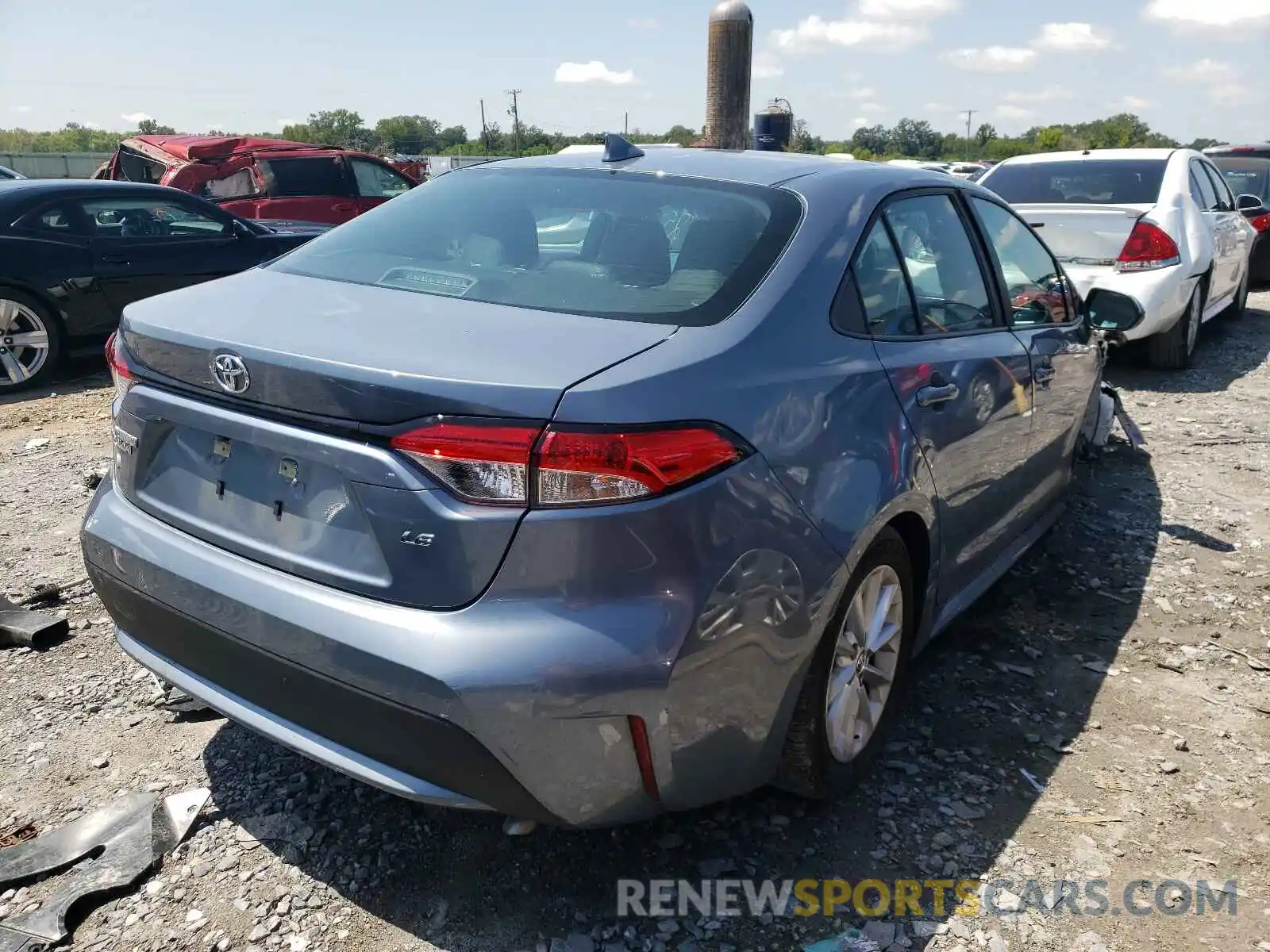 4 Photograph of a damaged car 5YFVPMAE7MP179104 TOYOTA COROLLA 2021