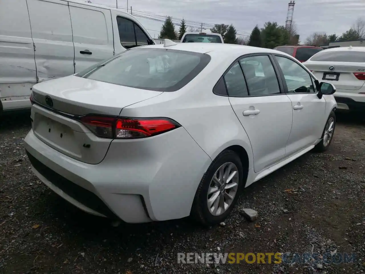 4 Photograph of a damaged car 5YFVPMAE7MP197764 TOYOTA COROLLA 2021