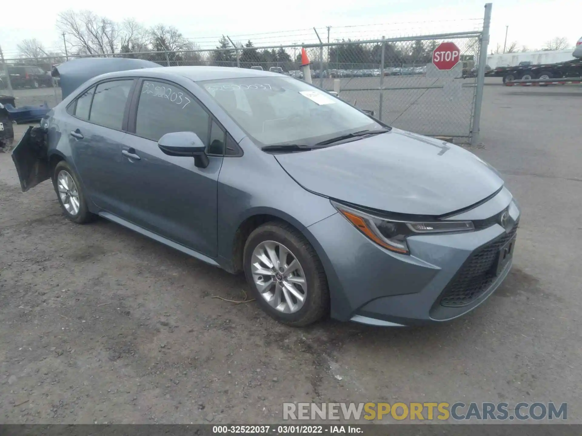 1 Photograph of a damaged car 5YFVPMAE7MP208925 TOYOTA COROLLA 2021