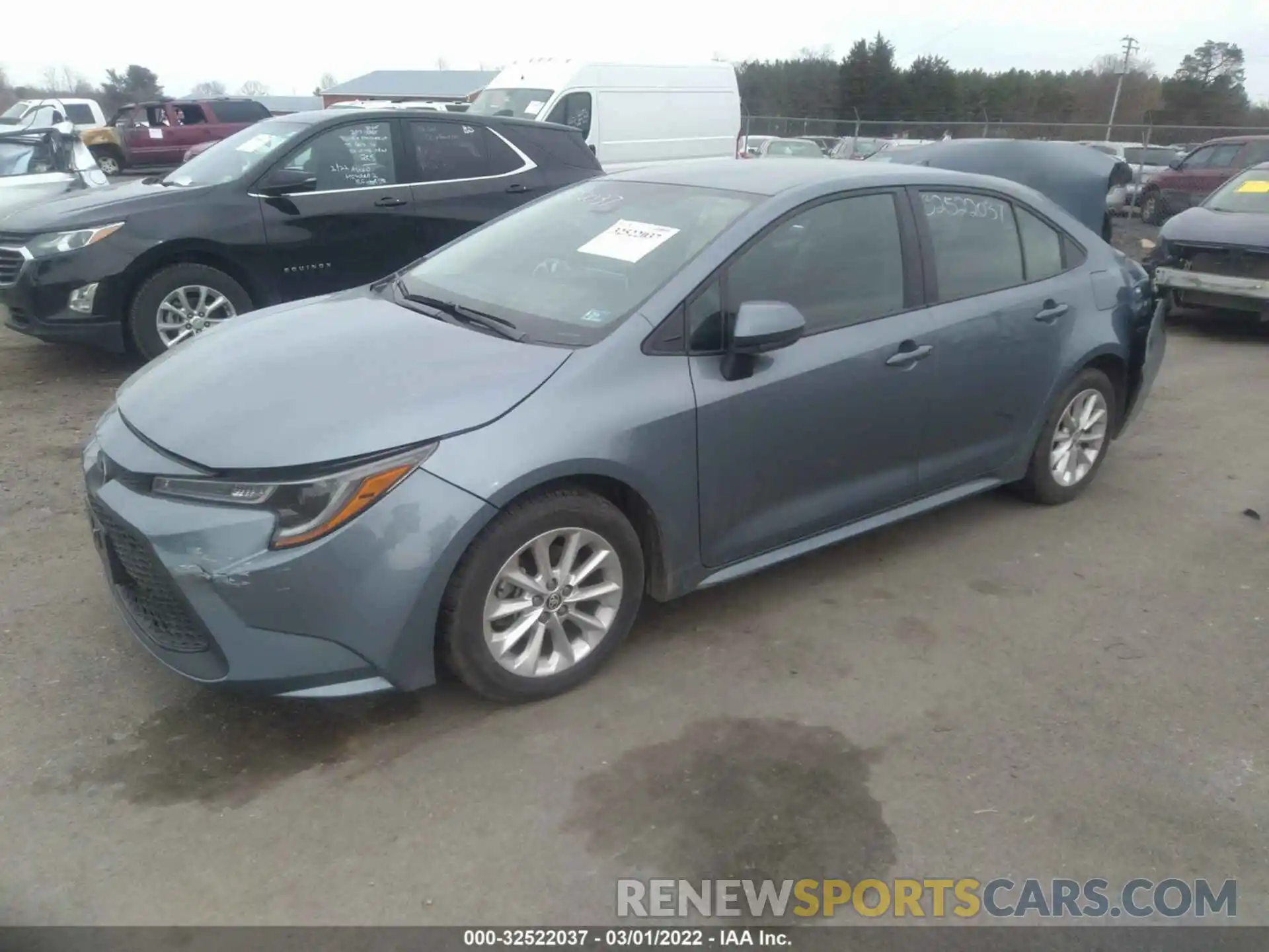 2 Photograph of a damaged car 5YFVPMAE7MP208925 TOYOTA COROLLA 2021