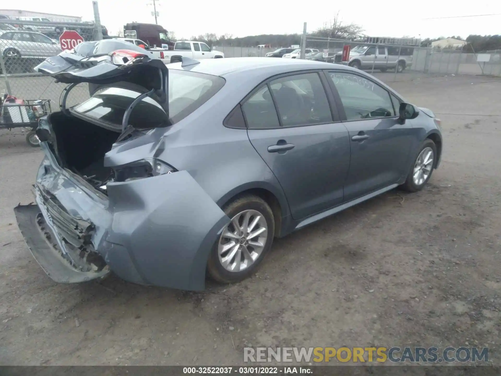 4 Photograph of a damaged car 5YFVPMAE7MP208925 TOYOTA COROLLA 2021