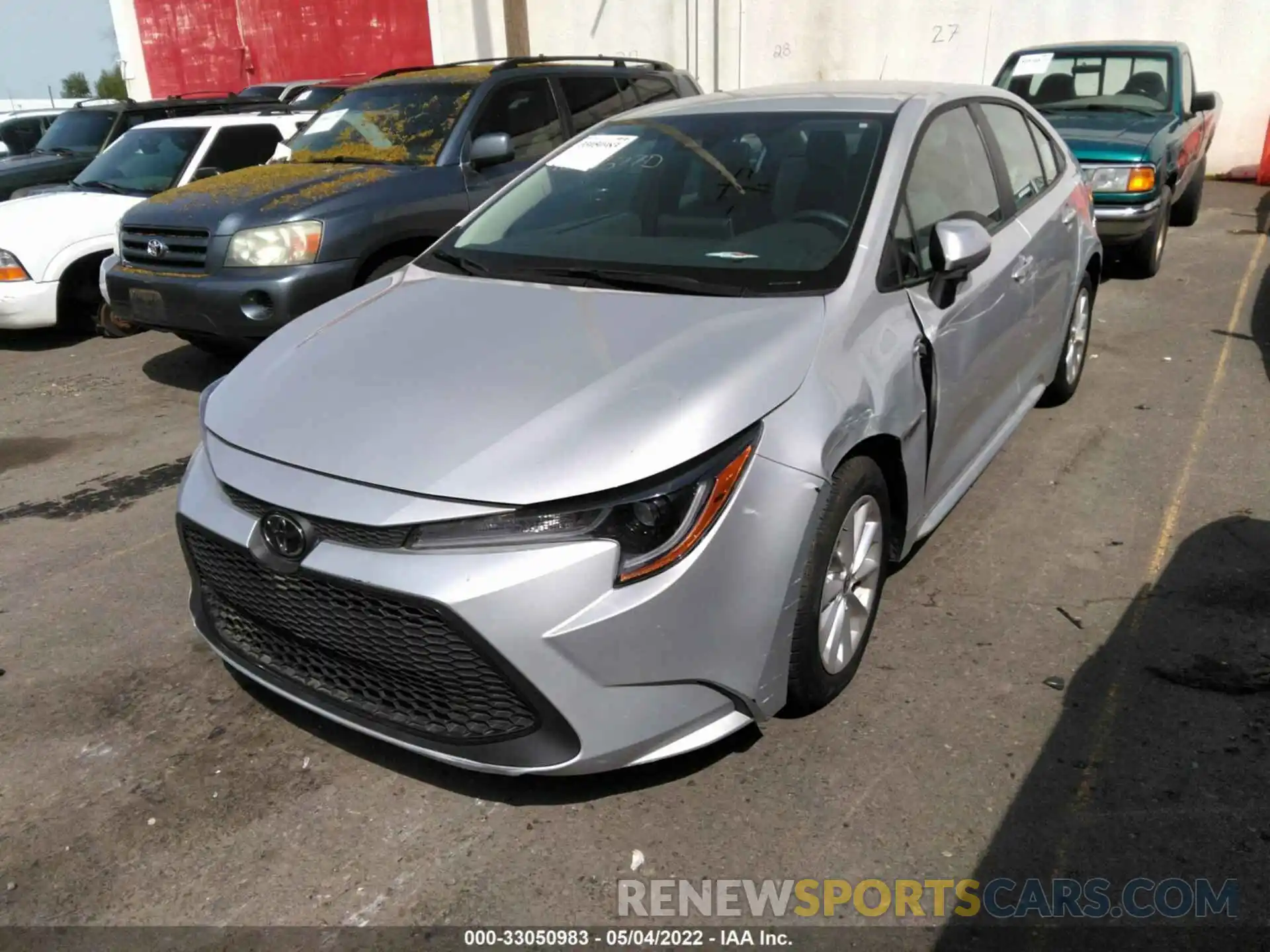 2 Photograph of a damaged car 5YFVPMAE7MP231248 TOYOTA COROLLA 2021