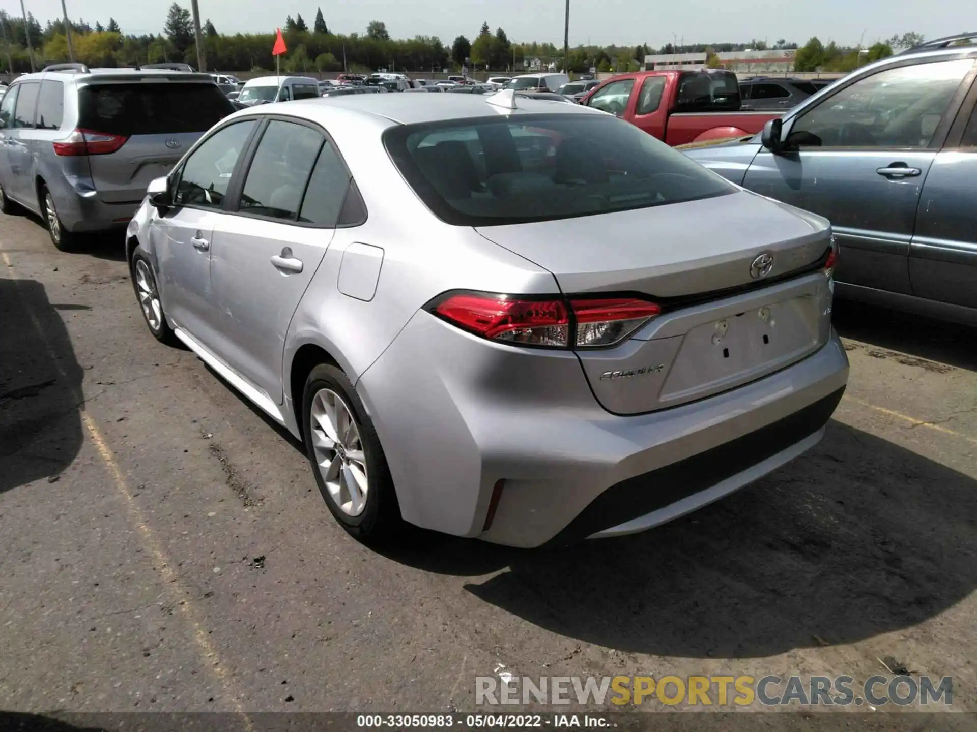 3 Photograph of a damaged car 5YFVPMAE7MP231248 TOYOTA COROLLA 2021