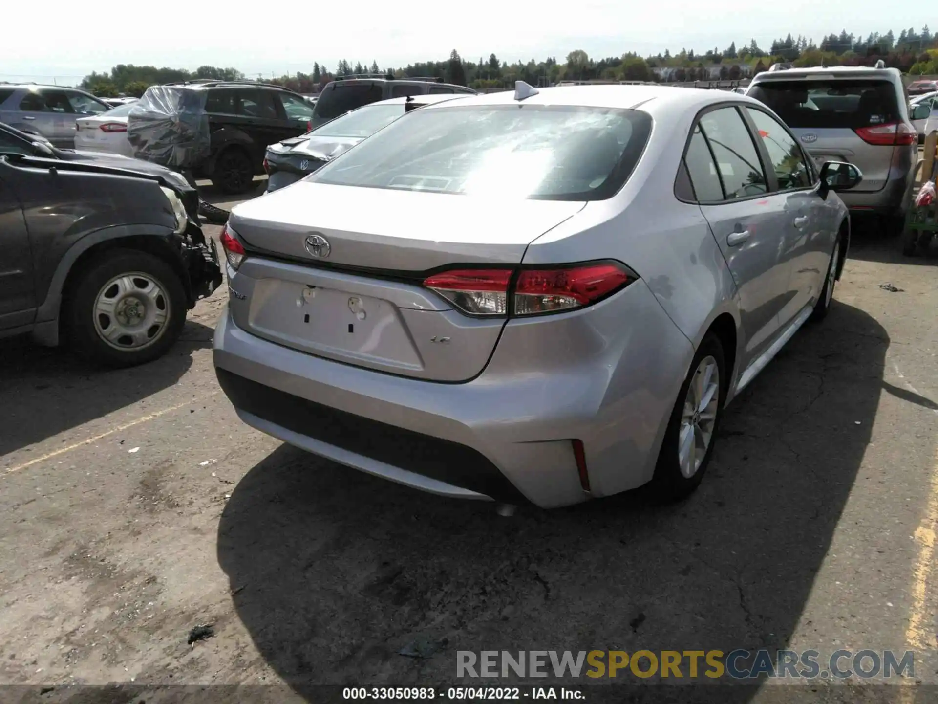 4 Photograph of a damaged car 5YFVPMAE7MP231248 TOYOTA COROLLA 2021