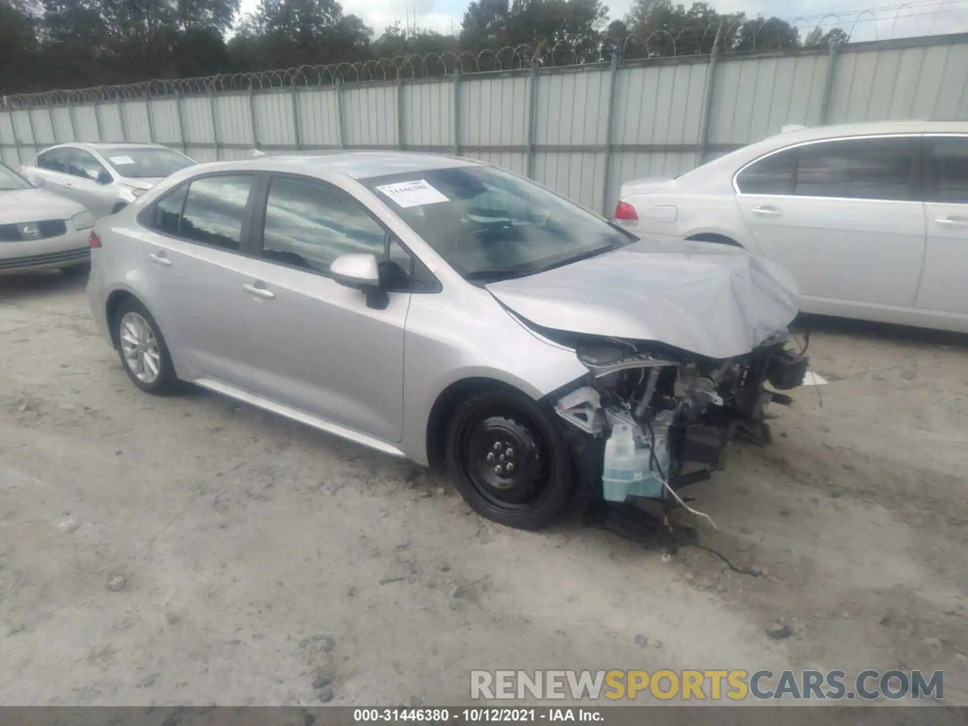 1 Photograph of a damaged car 5YFVPMAE7MP239608 TOYOTA COROLLA 2021