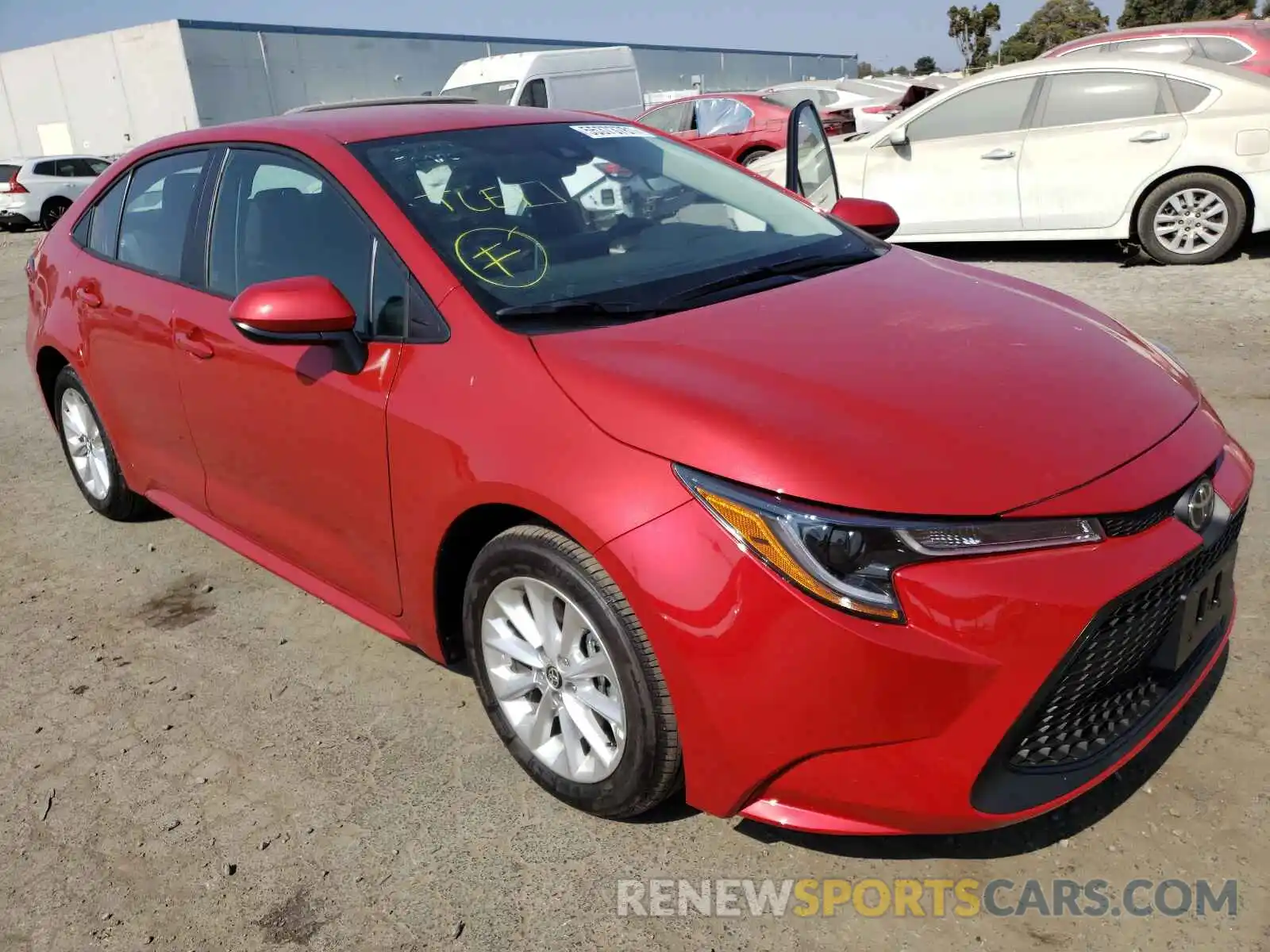 1 Photograph of a damaged car 5YFVPMAE7MP269529 TOYOTA COROLLA 2021