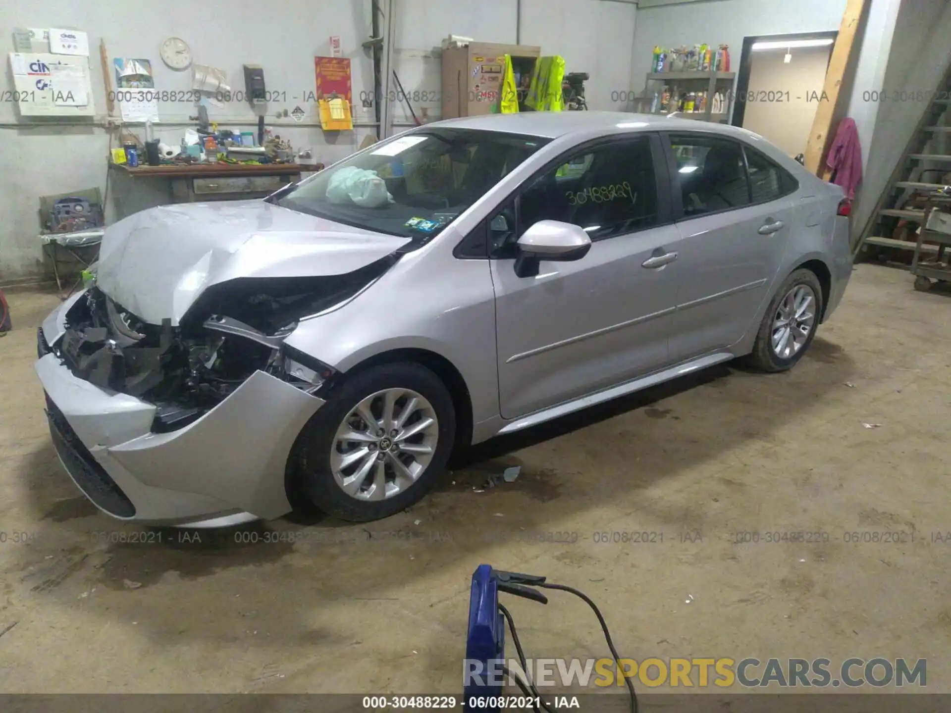 2 Photograph of a damaged car 5YFVPMAE8MP178270 TOYOTA COROLLA 2021