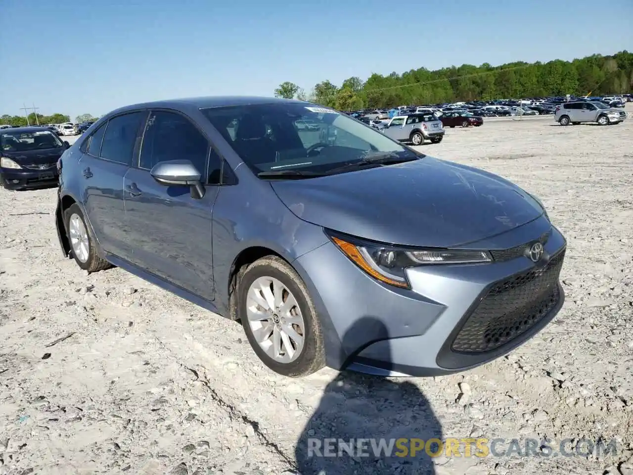 1 Photograph of a damaged car 5YFVPMAE8MP228715 TOYOTA COROLLA 2021