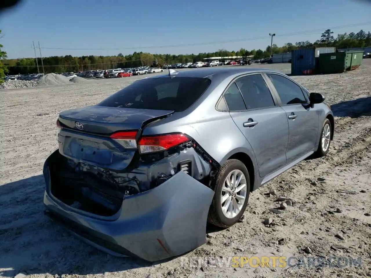 4 Photograph of a damaged car 5YFVPMAE8MP228715 TOYOTA COROLLA 2021