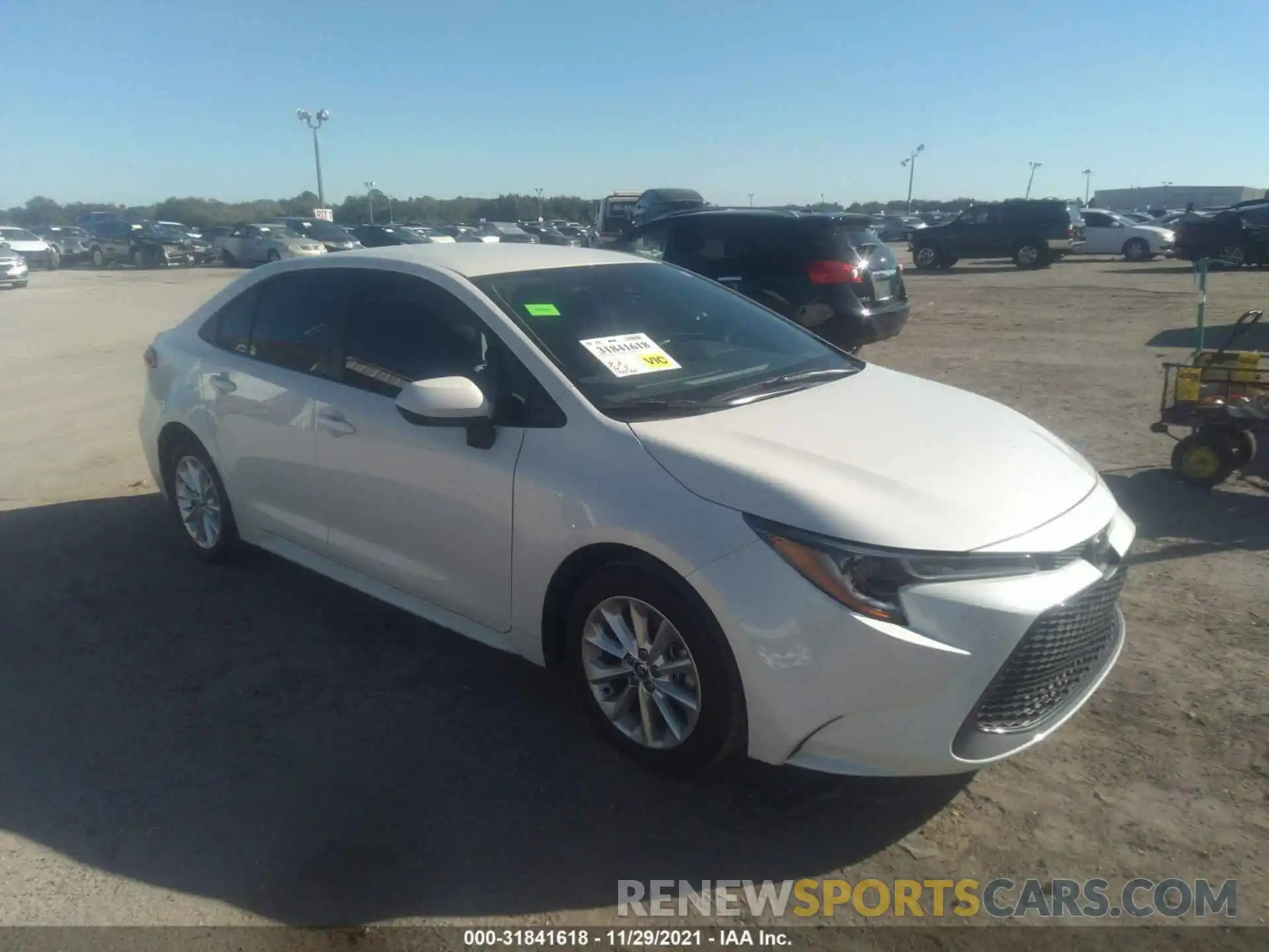 1 Photograph of a damaged car 5YFVPMAE9MP174177 TOYOTA COROLLA 2021