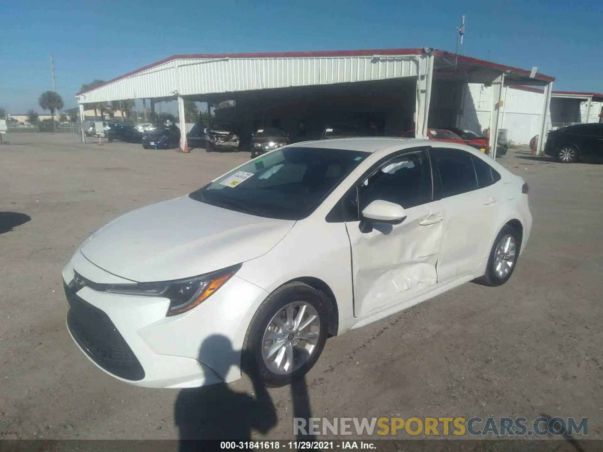 2 Photograph of a damaged car 5YFVPMAE9MP174177 TOYOTA COROLLA 2021