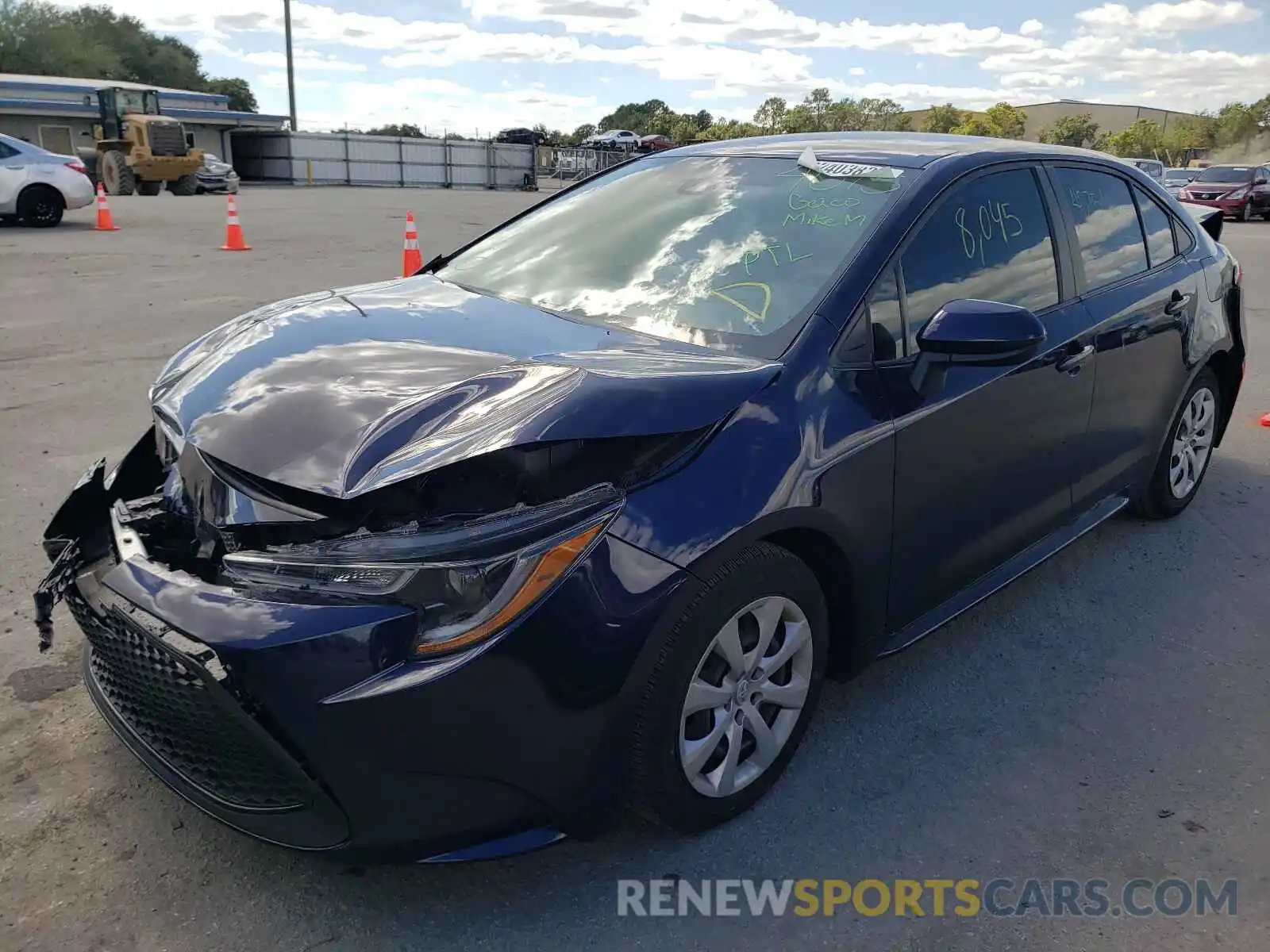 2 Photograph of a damaged car 5YFVPMAE9MP219747 TOYOTA COROLLA 2021