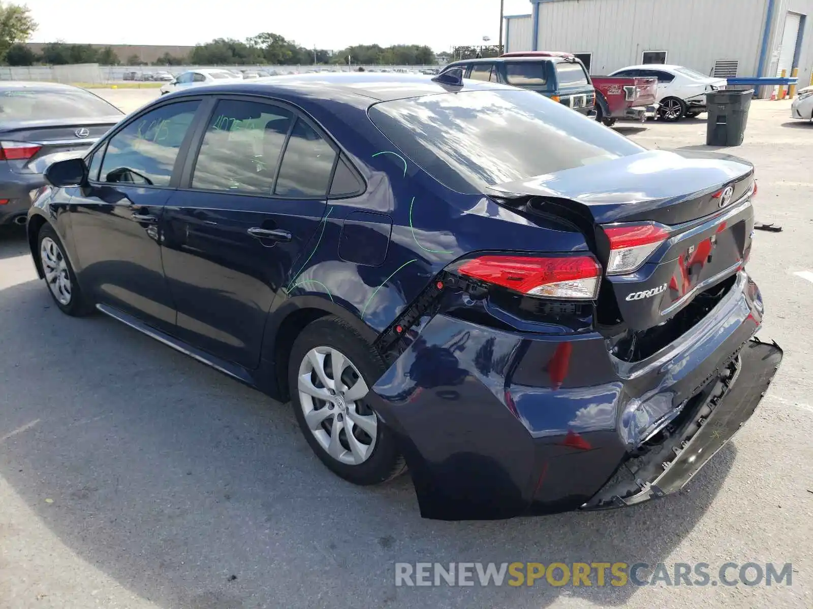 3 Photograph of a damaged car 5YFVPMAE9MP219747 TOYOTA COROLLA 2021