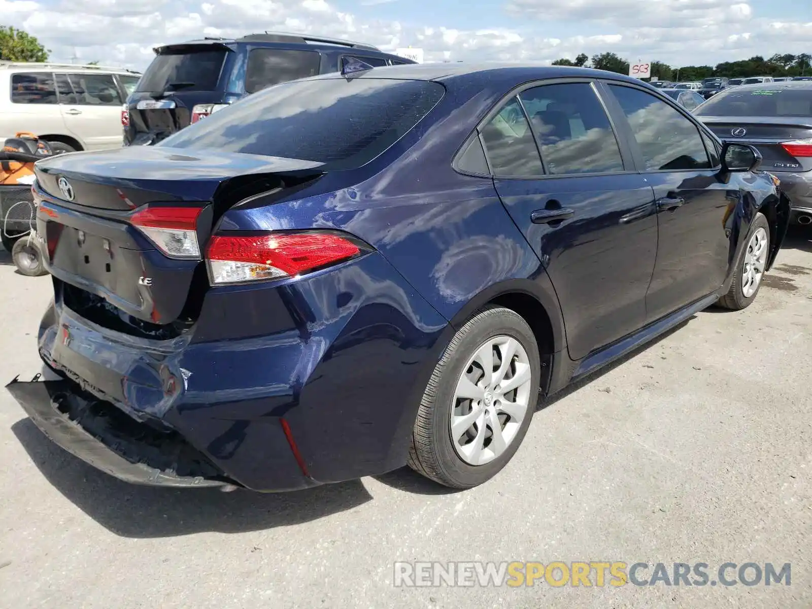 4 Photograph of a damaged car 5YFVPMAE9MP219747 TOYOTA COROLLA 2021