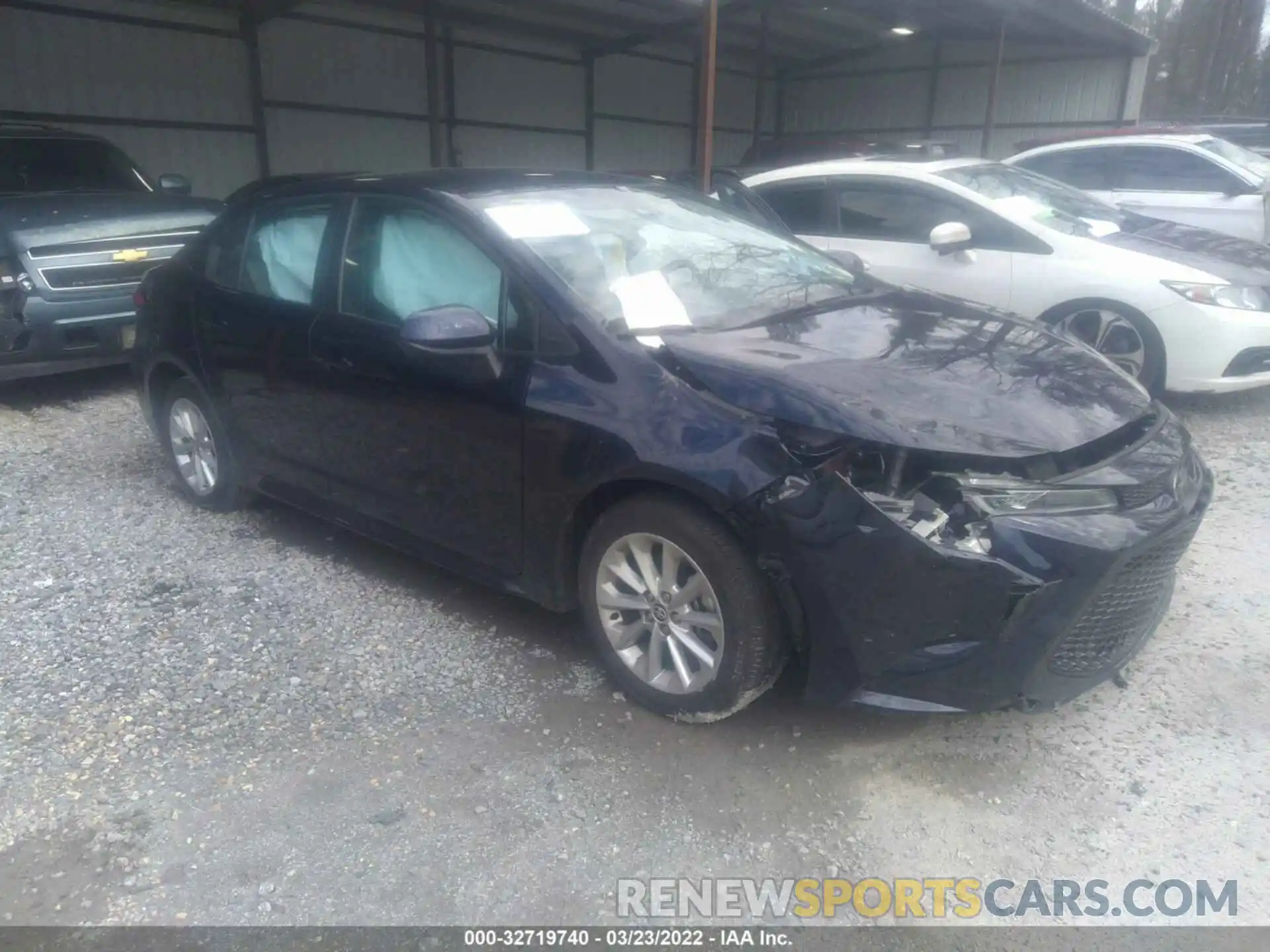 1 Photograph of a damaged car 5YFVPMAE9MP265496 TOYOTA COROLLA 2021