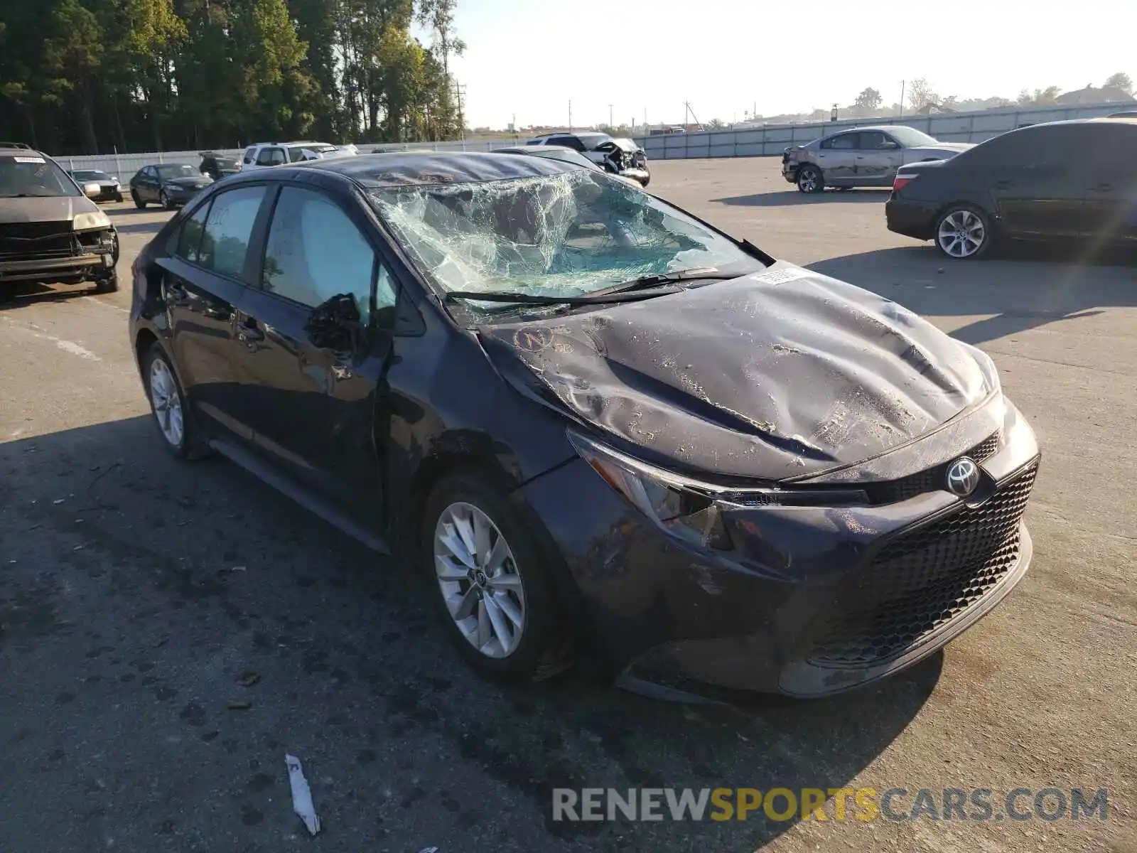 1 Photograph of a damaged car 5YFVPMAEXMP177895 TOYOTA COROLLA 2021