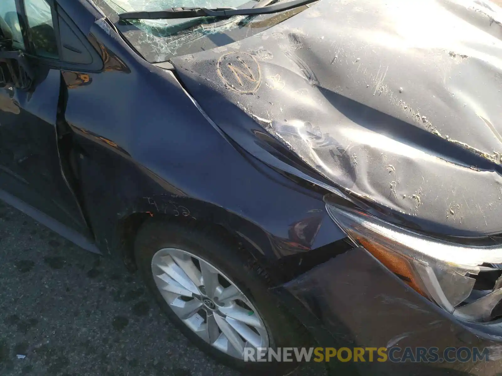 9 Photograph of a damaged car 5YFVPMAEXMP177895 TOYOTA COROLLA 2021