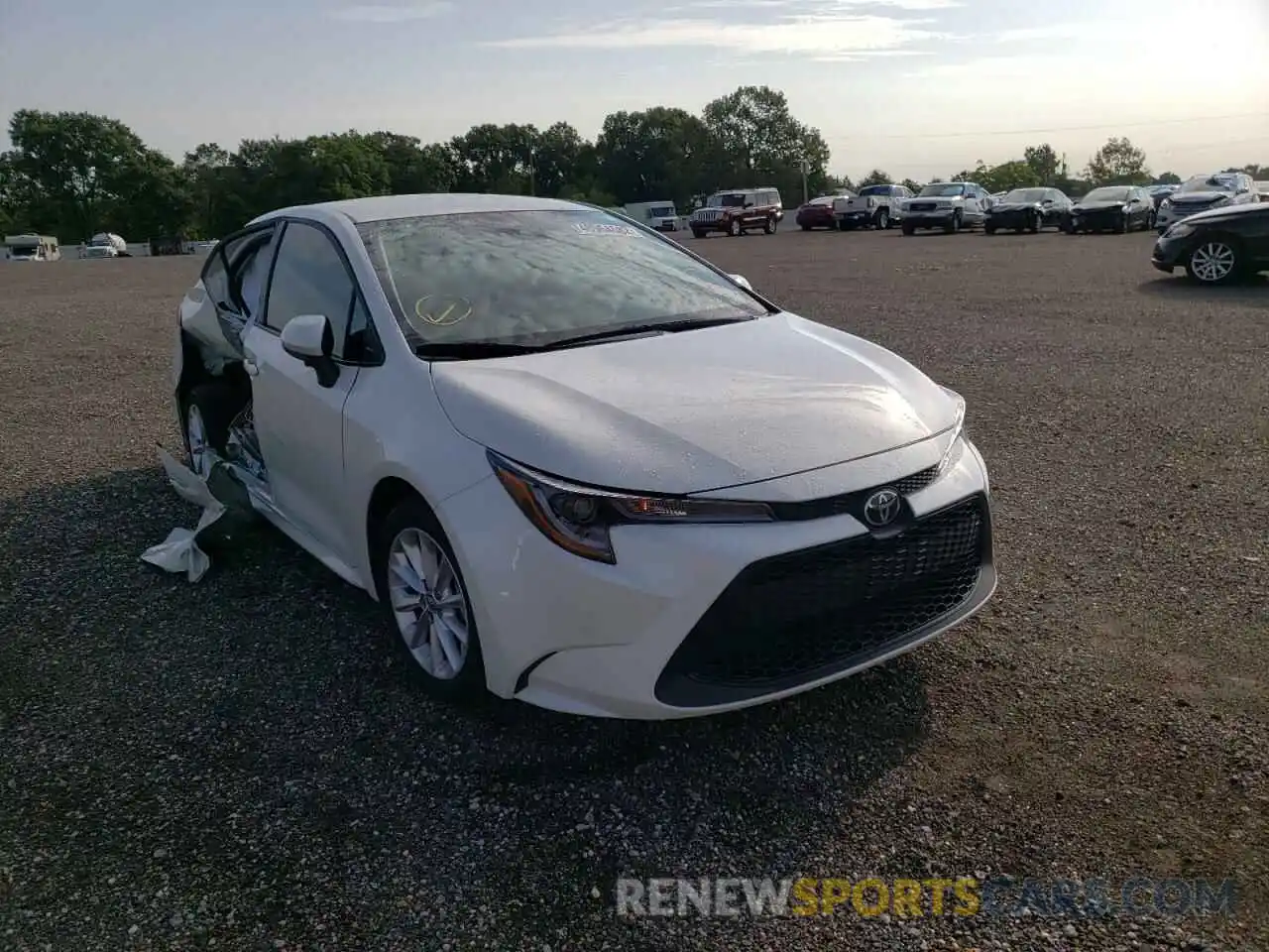 1 Photograph of a damaged car 5YFVPMAEXMP193286 TOYOTA COROLLA 2021