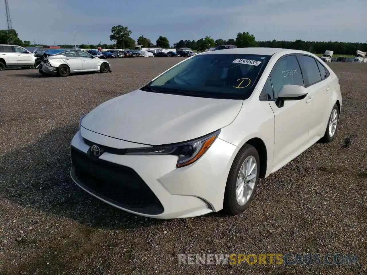 2 Photograph of a damaged car 5YFVPMAEXMP193286 TOYOTA COROLLA 2021