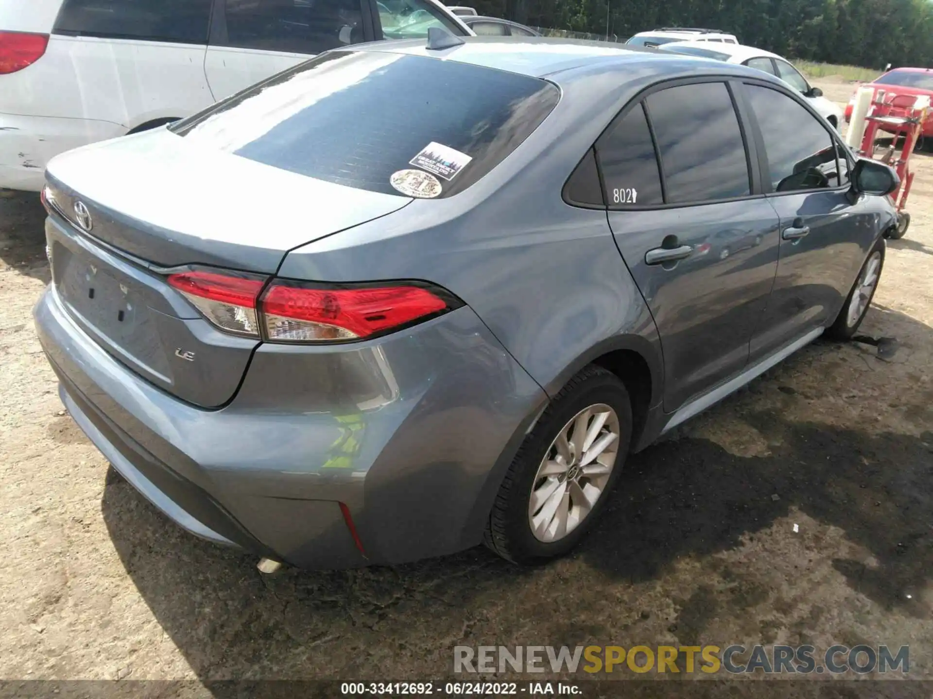 4 Photograph of a damaged car 5YFVPMAEXMP203198 TOYOTA COROLLA 2021