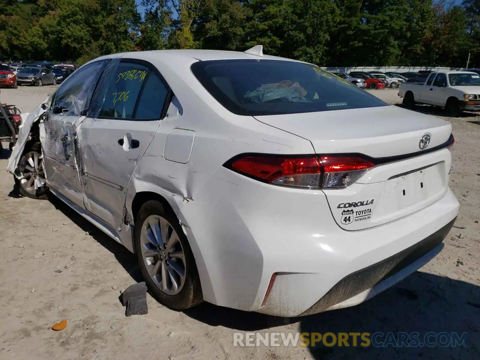 3 Photograph of a damaged car 5YFVPMAEXMP219188 TOYOTA COROLLA 2021