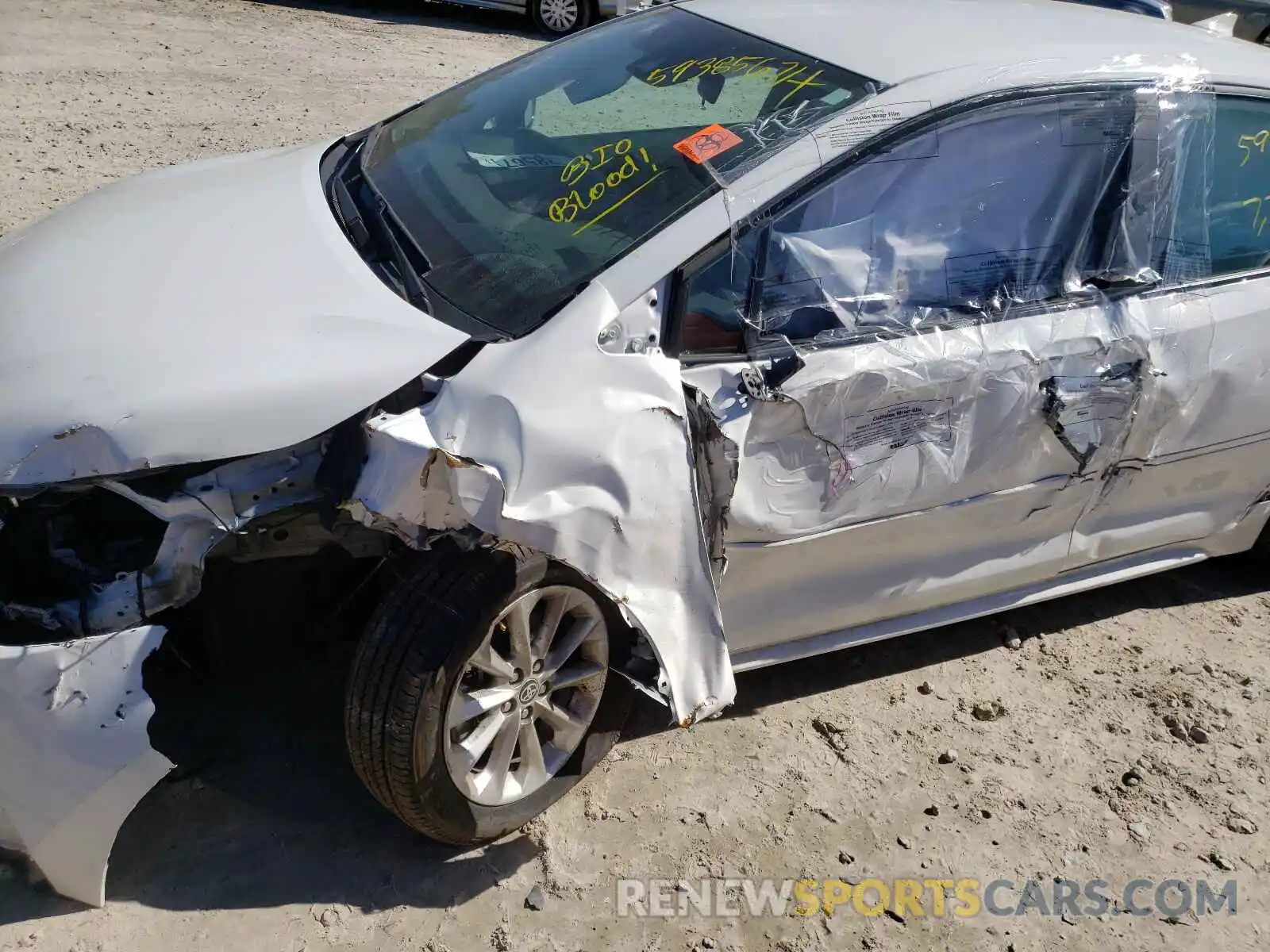 9 Photograph of a damaged car 5YFVPMAEXMP219188 TOYOTA COROLLA 2021